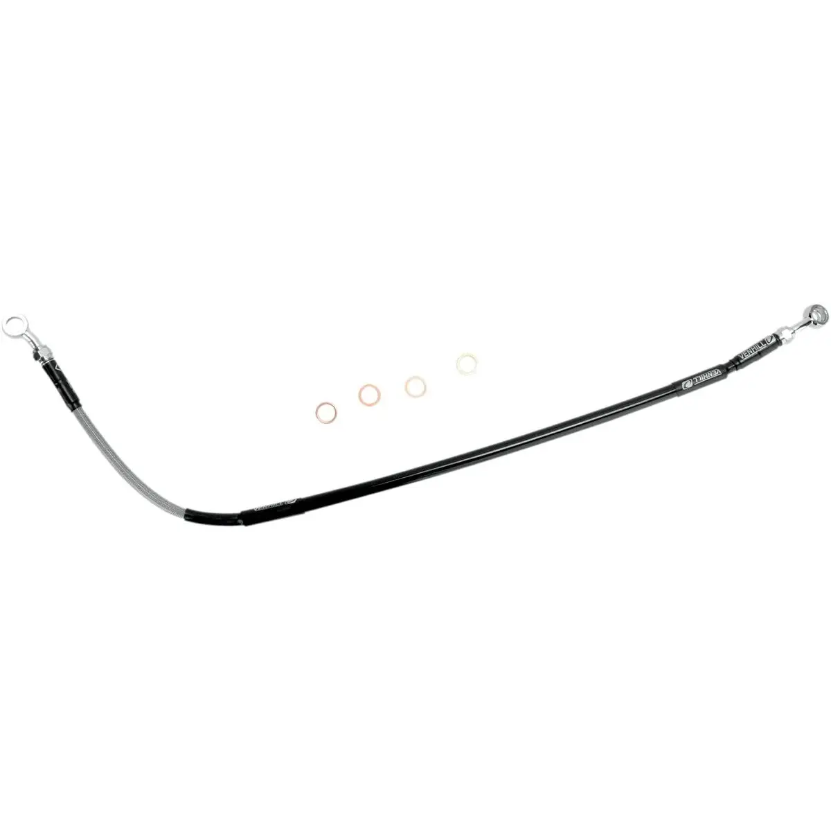 Durite de frein geflochten Edelstahl Moose Honda CR 250 R