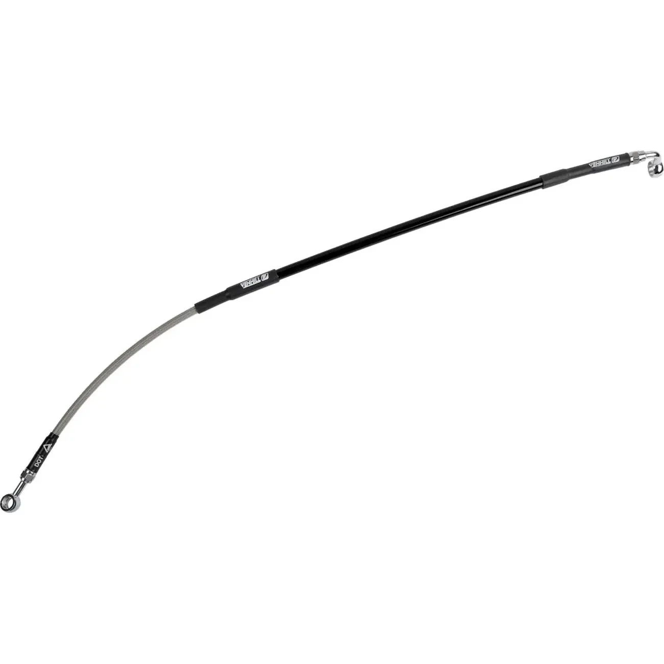 Durite de frein Geflochtene Edelstahl Moose K01-2-026/P-CL