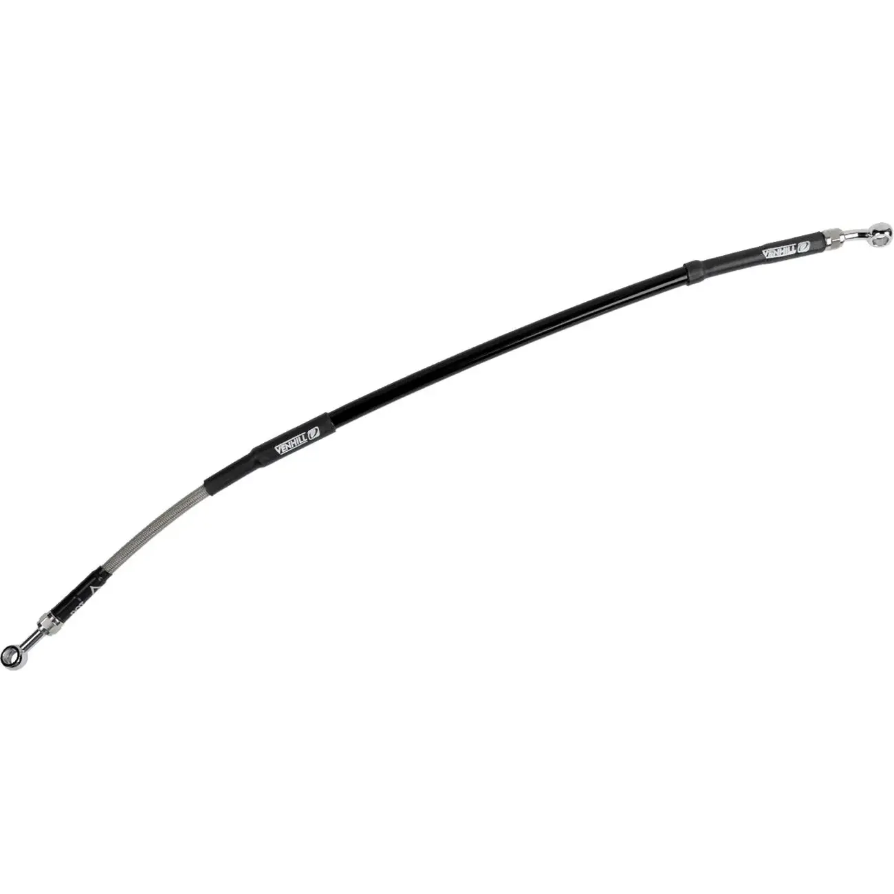 Durite de frein Geflochtene Edelstahl Moose K01-2-028/P-CL