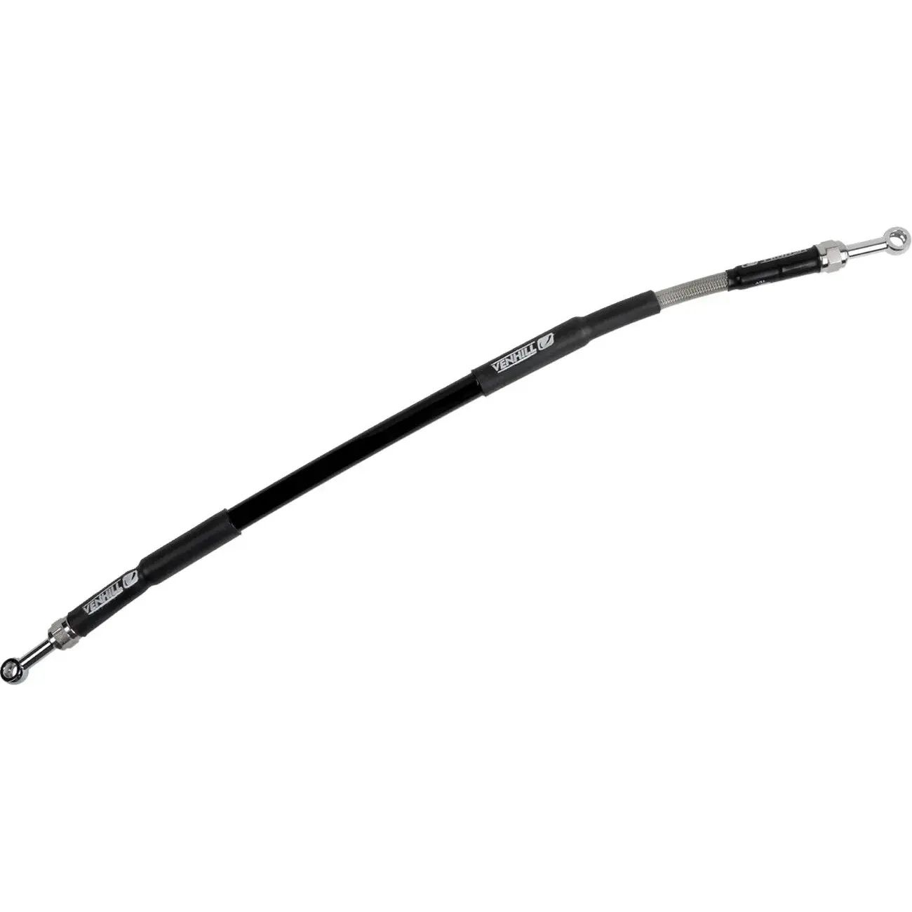 Durite de frein Geflochtene Edelstahl Moose K01-2-033/P-CL