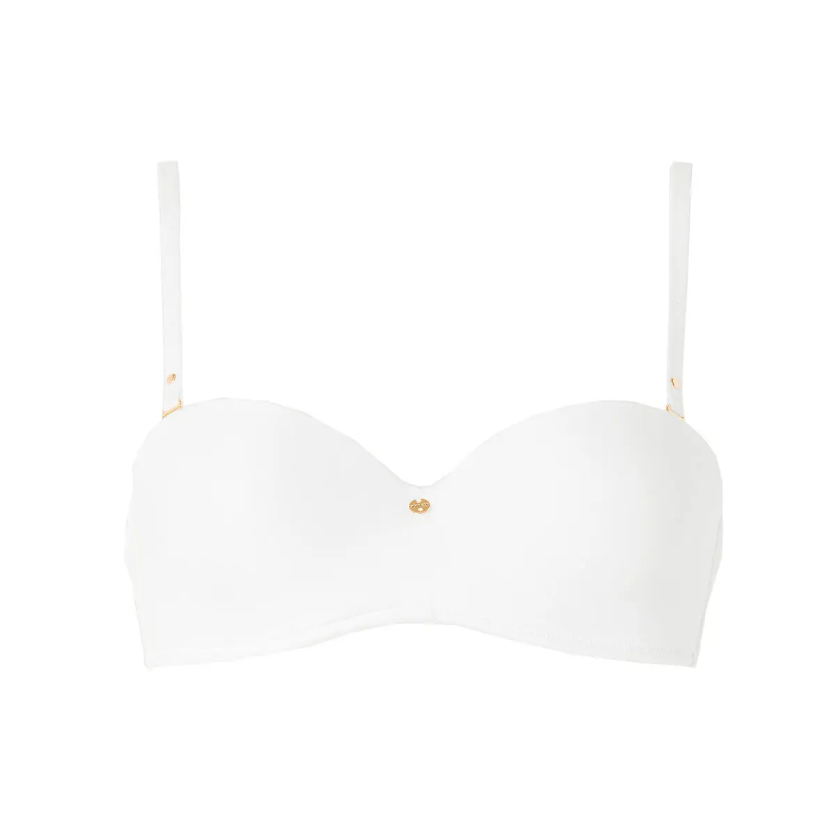 Soutien-gorge a fascia donna con coppe preformate  Mila