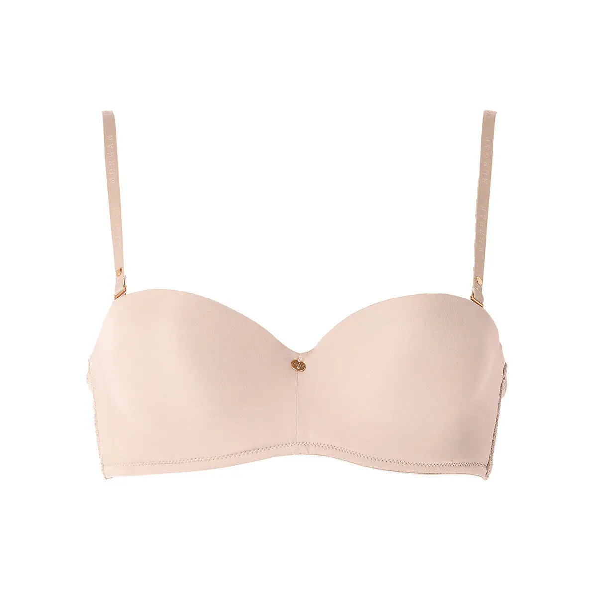 Soutien-gorge a fascia donna con coppe preformate  Mila
