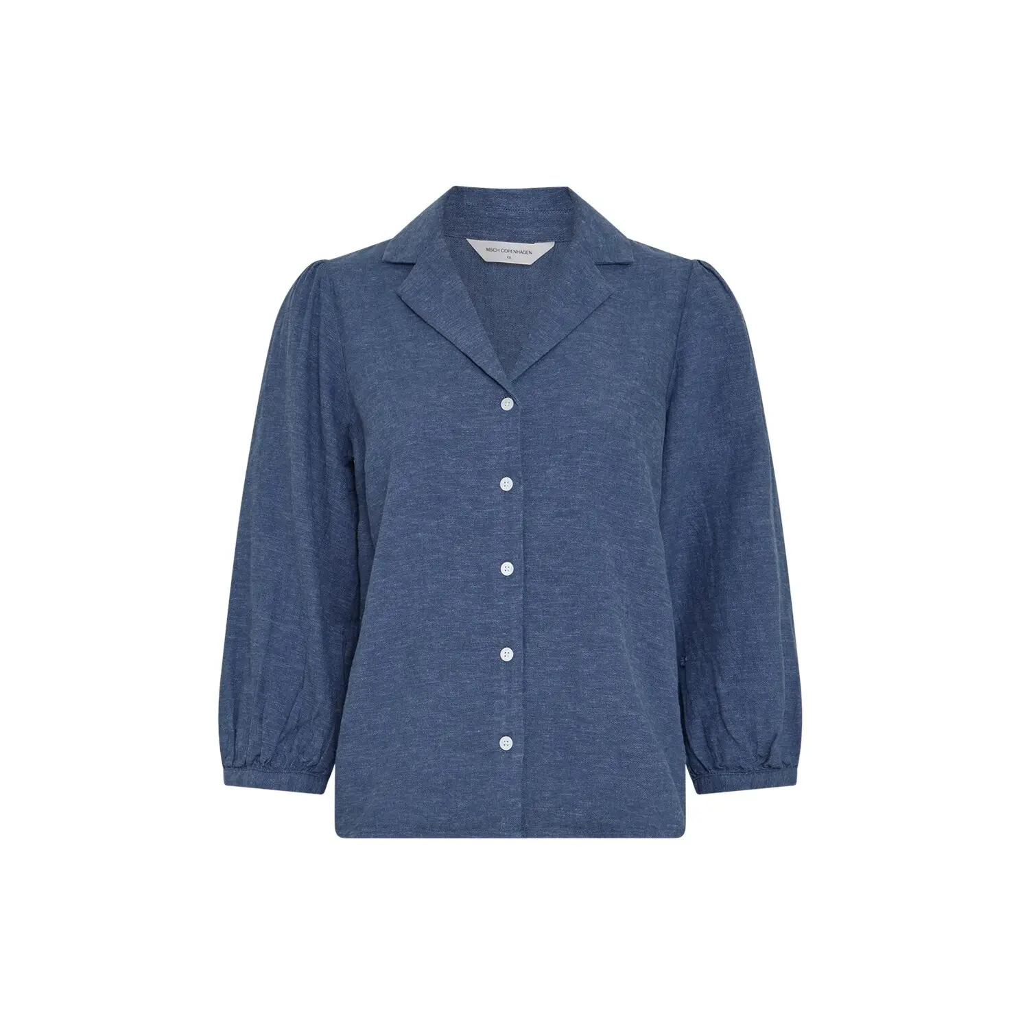 Moss Copenhagen Women's Bleu 3/4-Sleeve Shirt Pennie Ginia