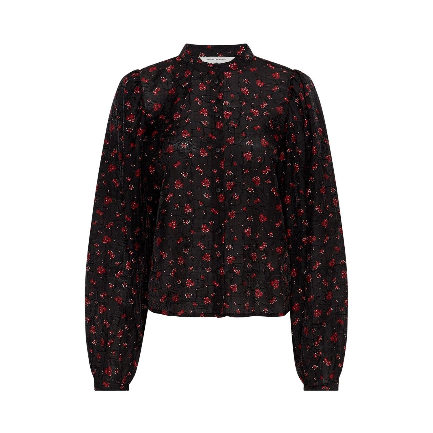 5712808854956 - Langarm-Bluse Damen Moss Copenhagen Nancy AOP