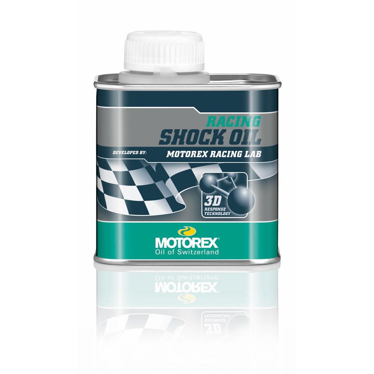 Velo Store - UK MOTOREX Shock absorber oil tin bottle Motorex Racing | Extra 10% off with Subscription, Postage £16.79 to UK Fedex.