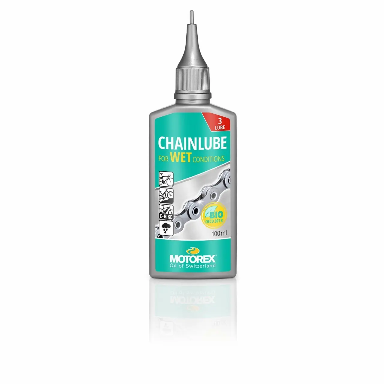 Motorex 12er-Set Kettenschmiermittel feuchte Bedingungen Plastikflasche Unisex