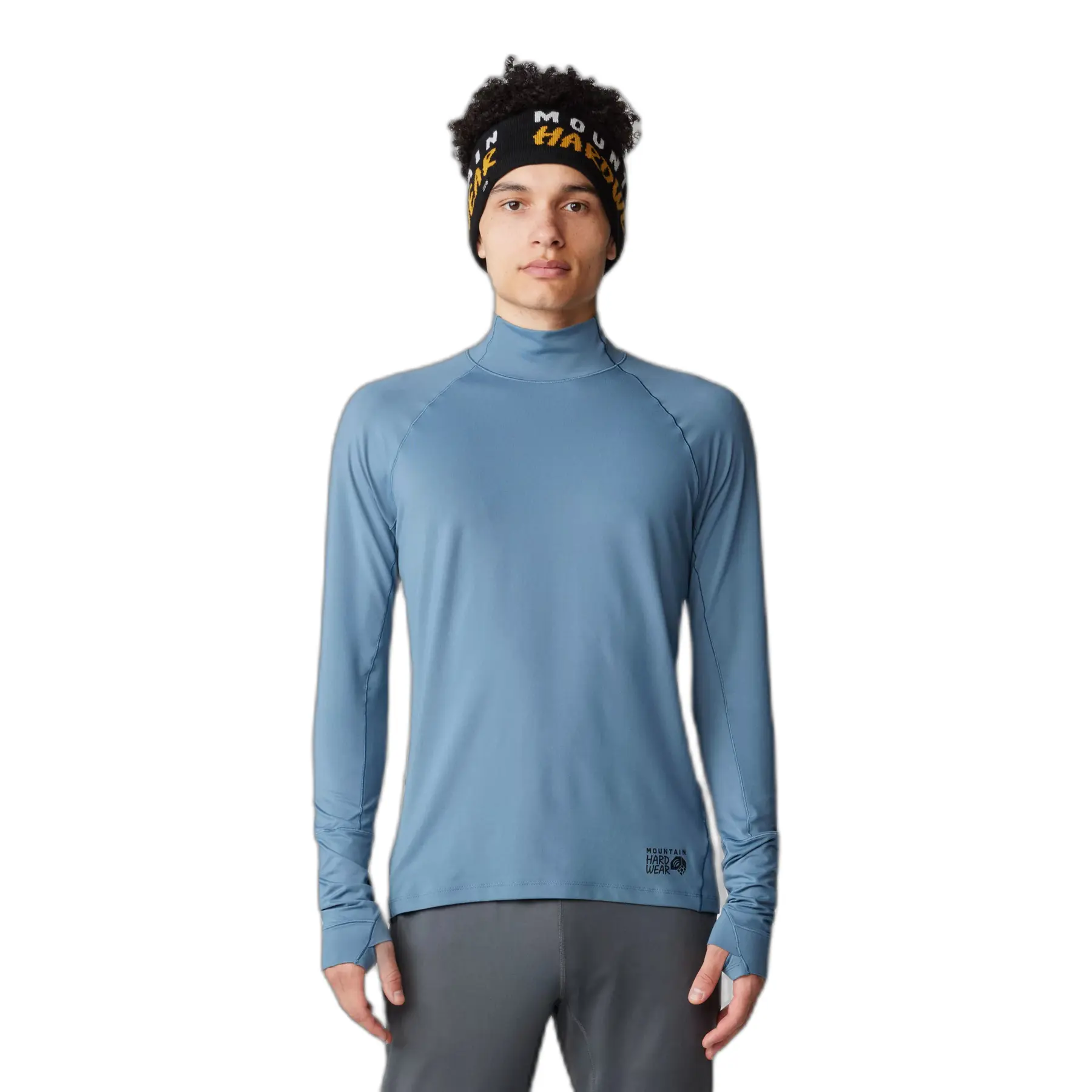Mountain Hardwear Men's Bleu Turtleneck Thermal Shirt Butter™