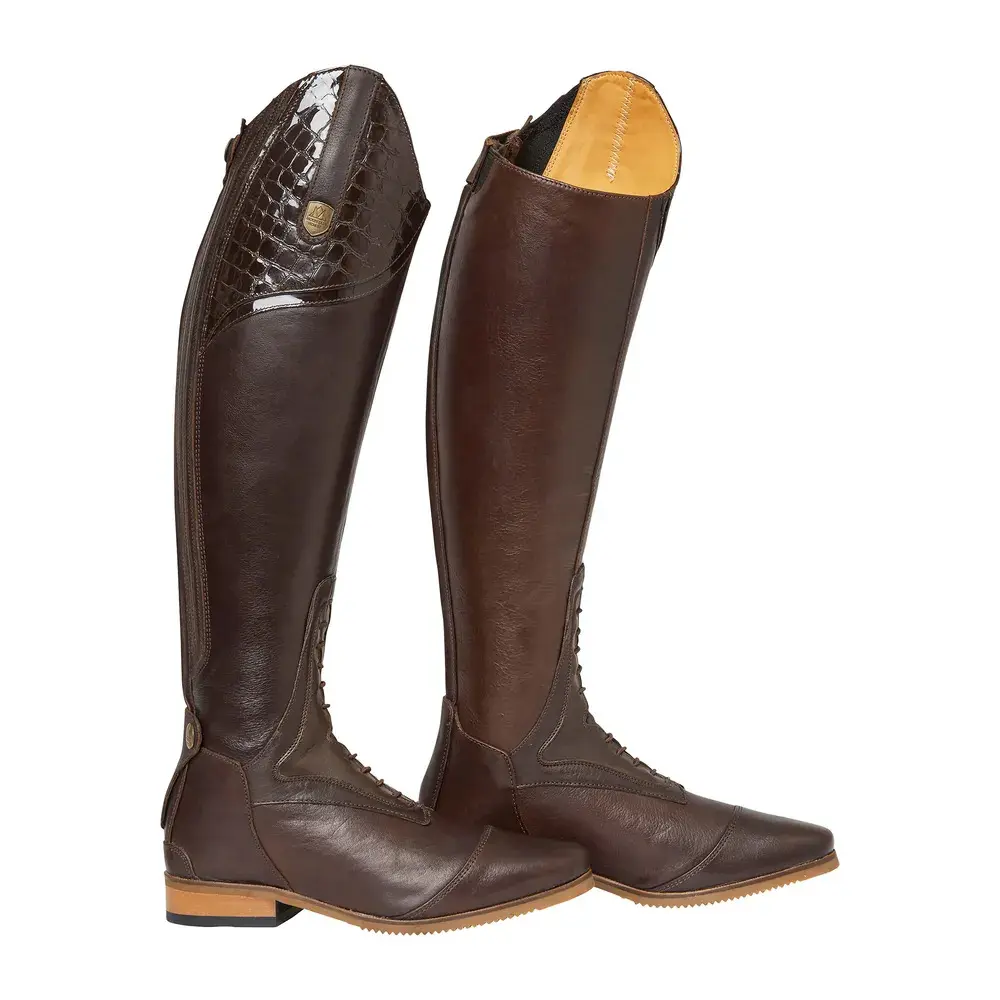 Comparer les prix de Bottes d'équitation cuir femme Mountain Horse Sovereign LUX Regular Wide