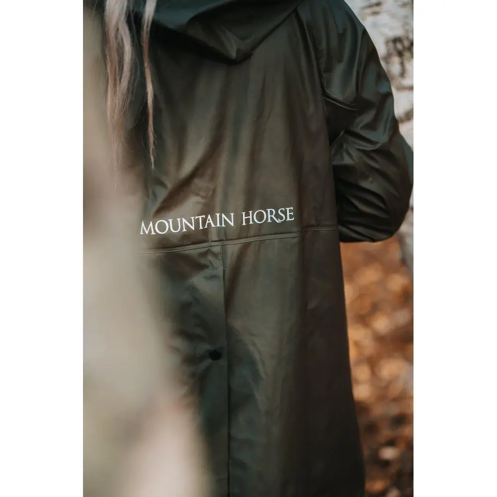 Manteau D'équitation Mountain Horse WPS Pro - Imperméable Taille L Gris