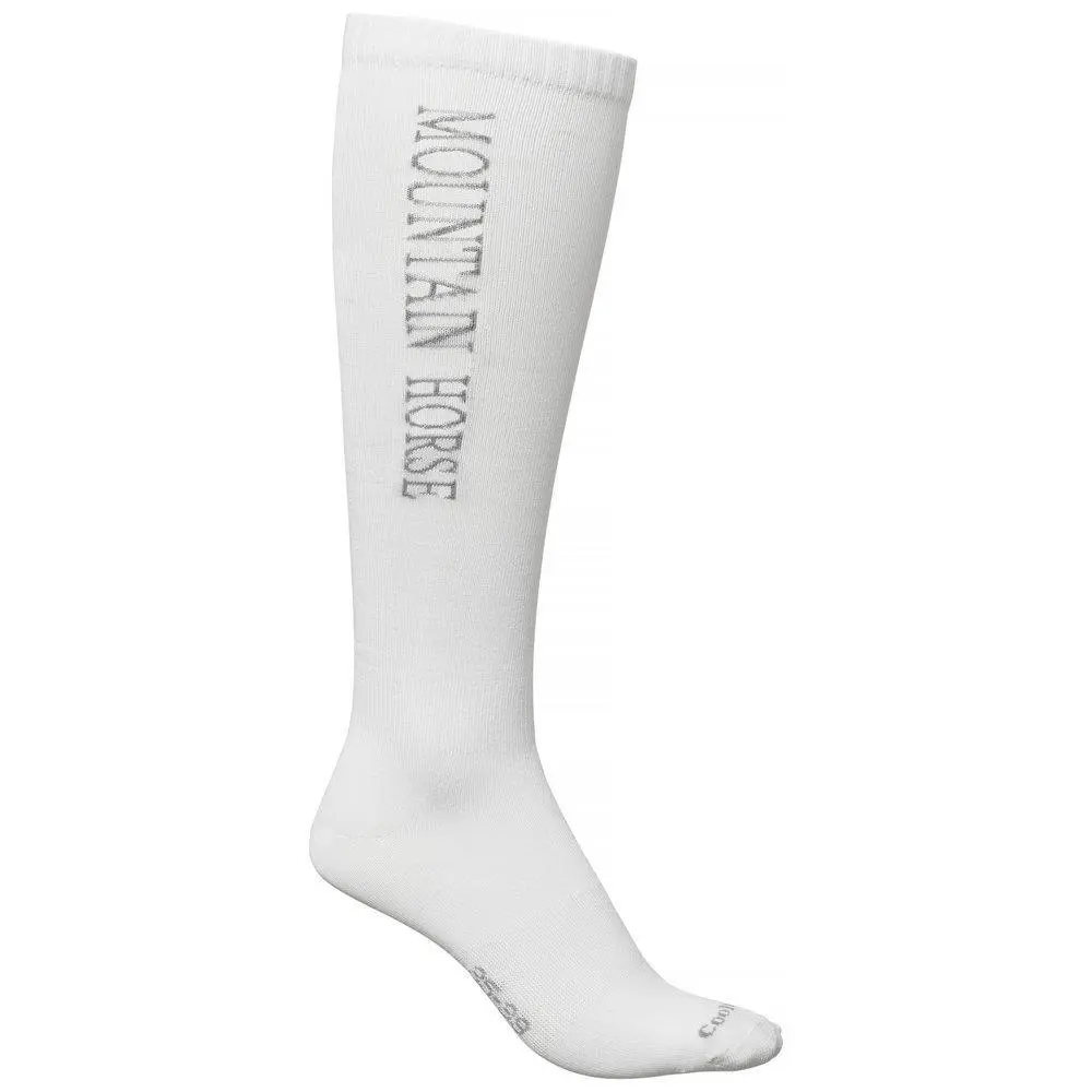 Mountain Horse Blanc Lightweight Riding Socks Team Tech