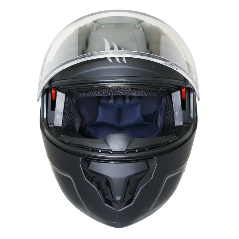 Modularer Motorradhelm mit einfarbigem Visier MT Helmets Atom SV