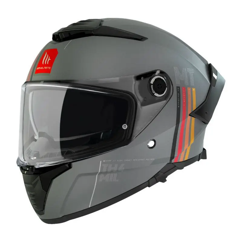 Motorrad-Integralhelm mit doppeltem Schirm / pinlock ready MT Helmets Thunder 4 SV Mil C2