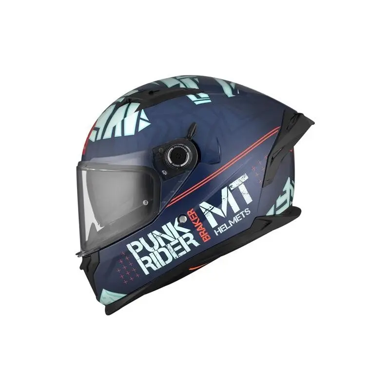 Motorrad-Integralhelm MT Helmets Braker SV Punk Rider C7