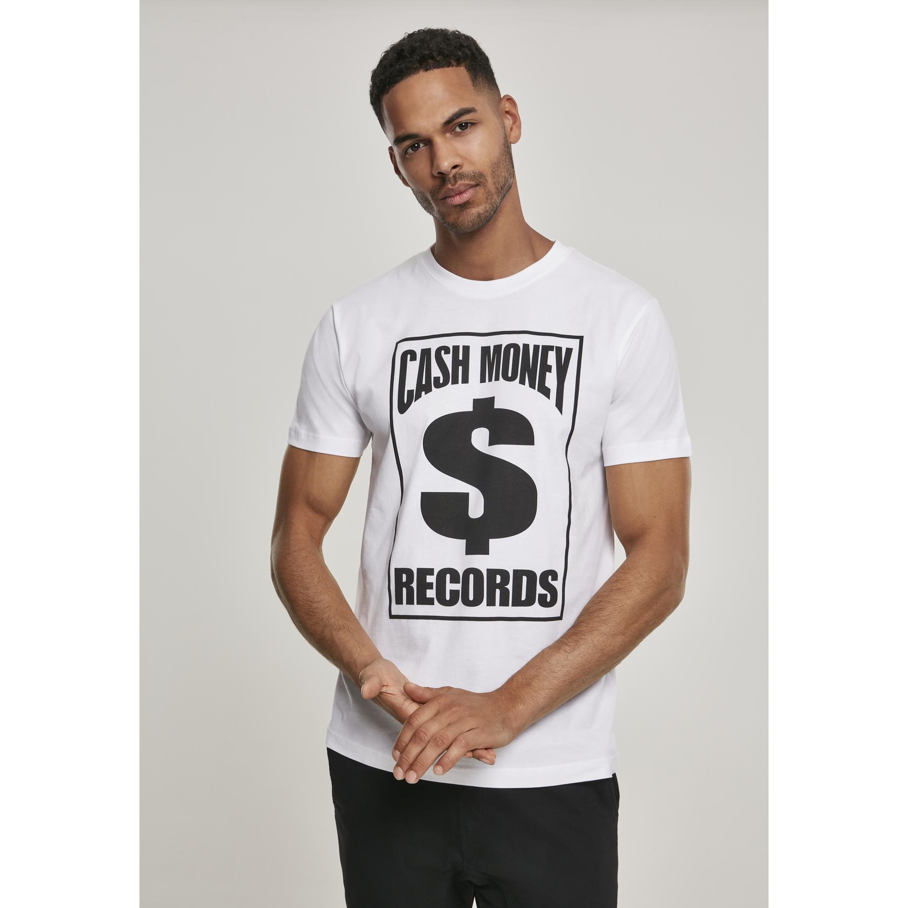 4053838434383 - Mister Tee T-Shirt CASH MONEY RECORDS TEE MT1057 White
