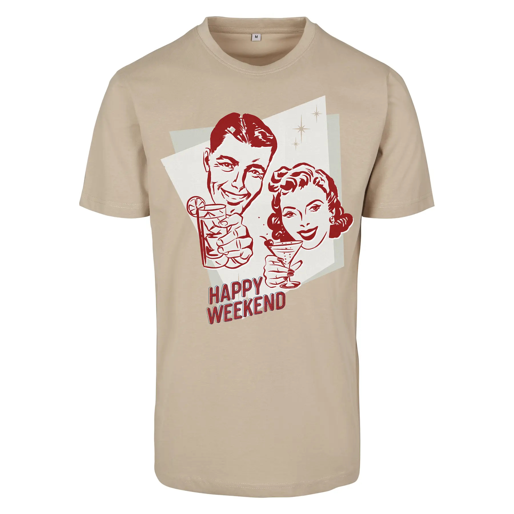 Frauen-T-Shirt Mister Tee happy weekend