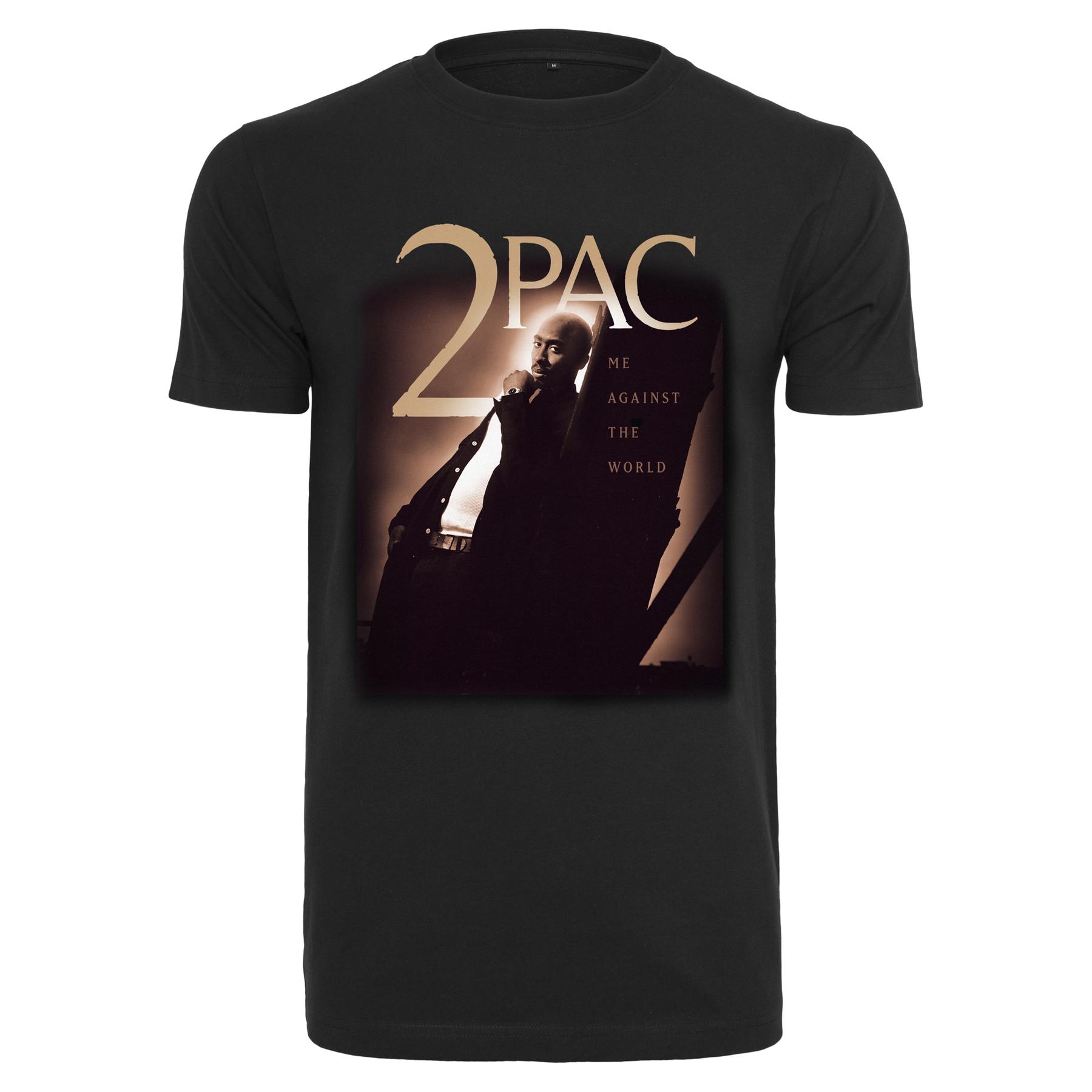 4053838639108 - Mister Tee T-Shirt TUPAC ME AGAINST THE WORLD COVER TEE MT1312 Black