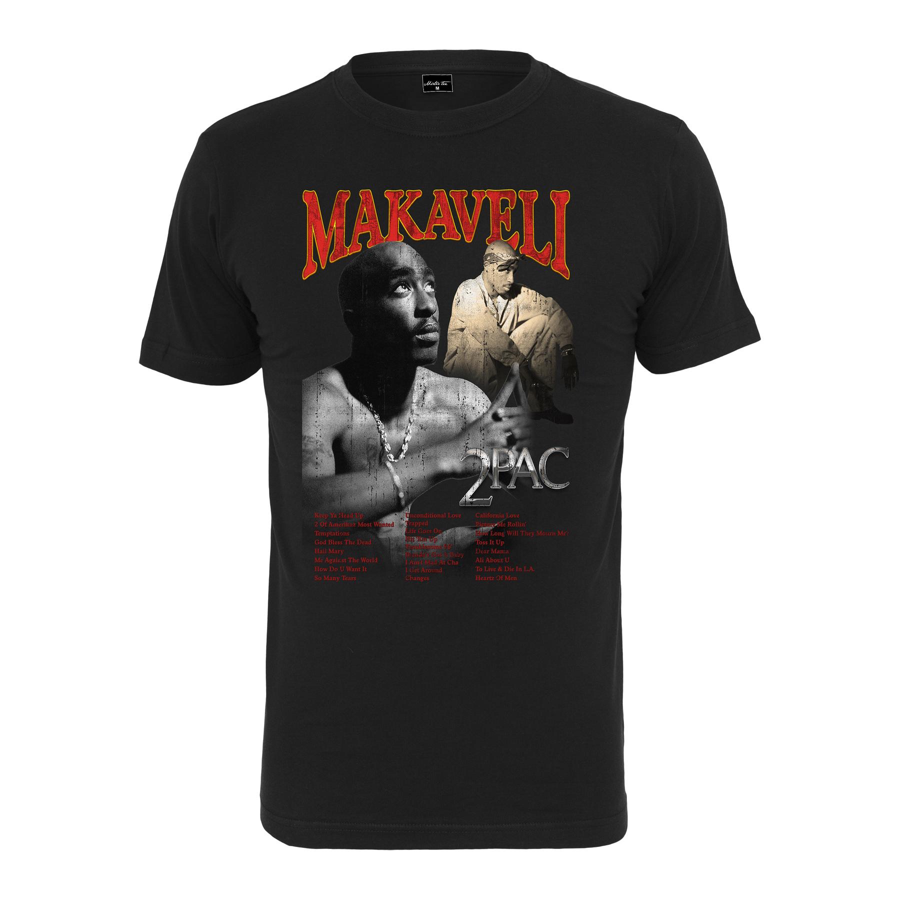 4053838645734 - Mister Tee T-Shit TUPAC PROFILE TEE MT1318 Black