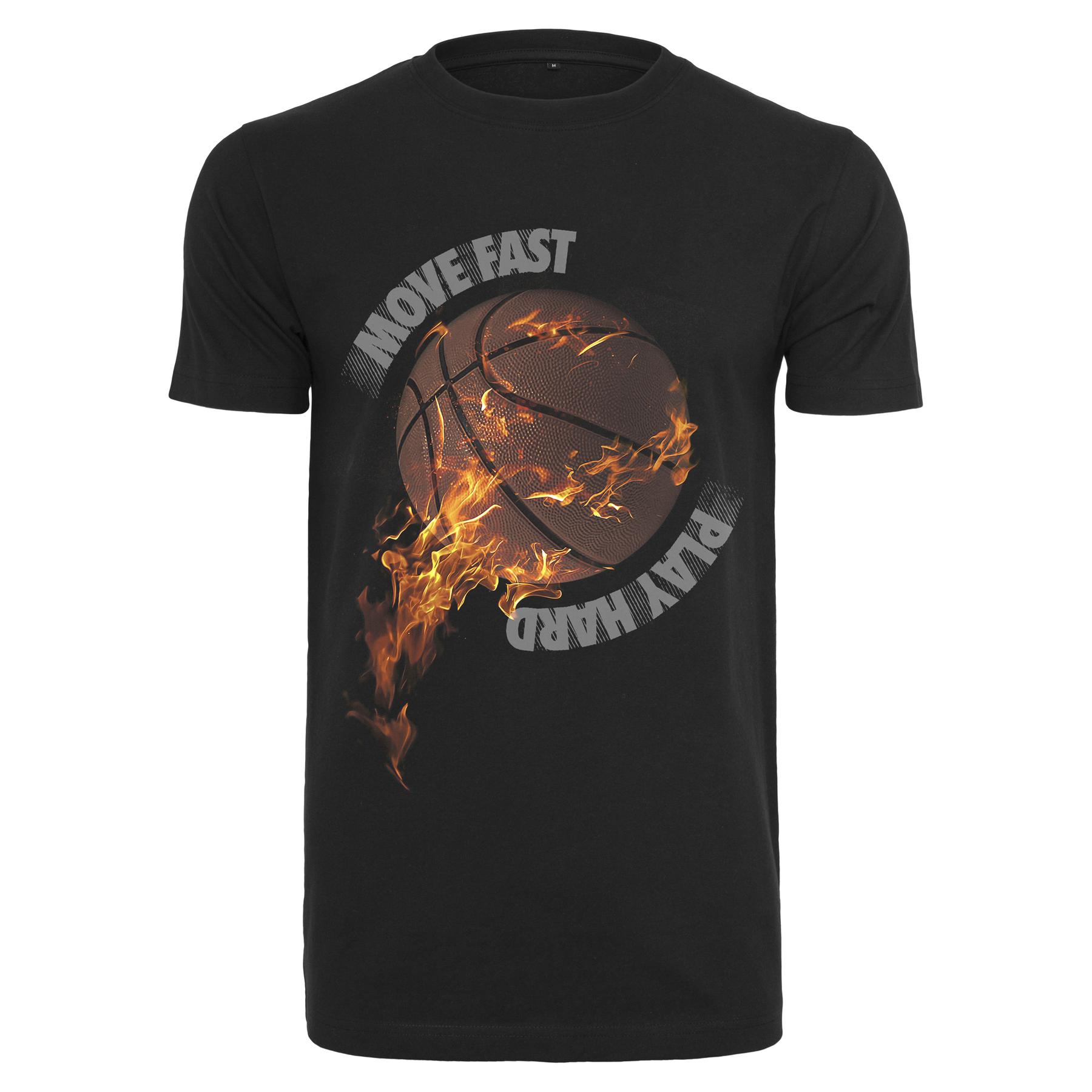 4053838689547 - T-shirt Mister Tee burning bball