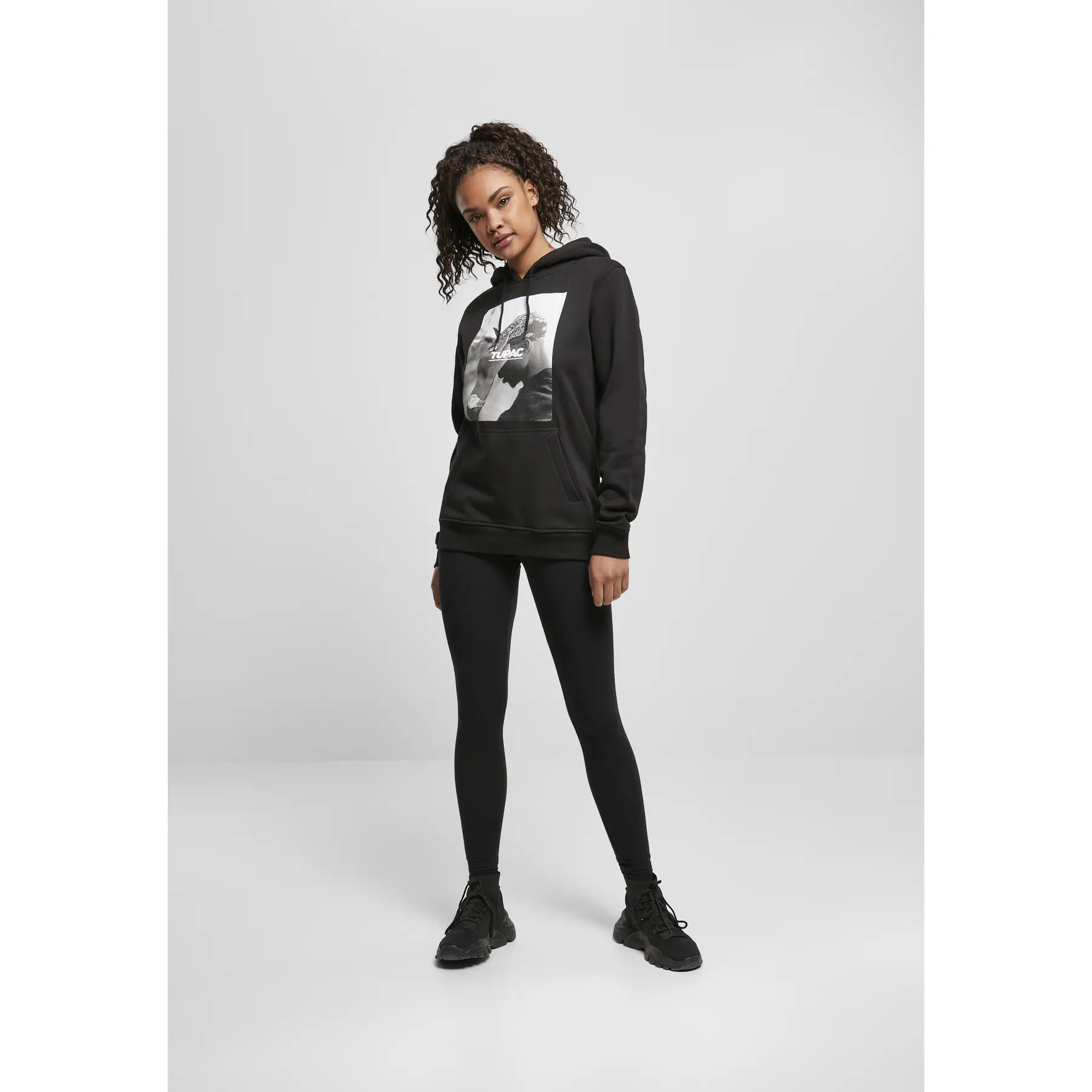 4053838942444 - Damen-Kapuzenpulli Mister Tee 2pac f*ck the world (Grandes tailles)