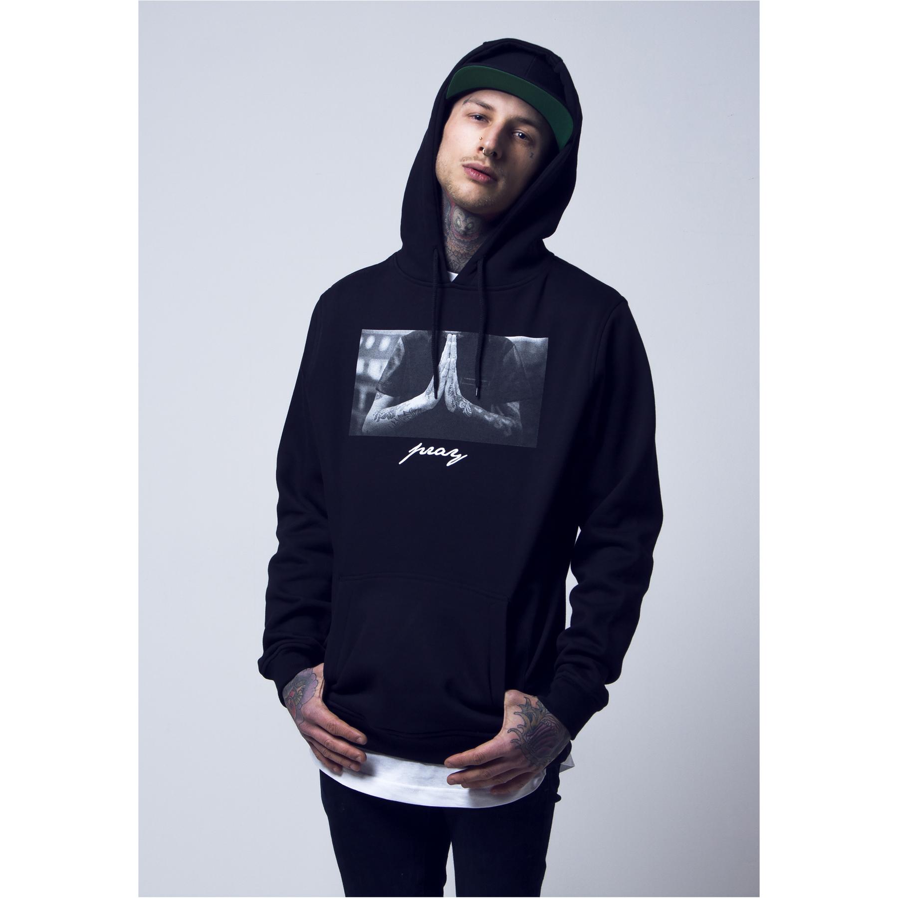 4053838105061 - Mister Tee Pray Hoody MT275 black