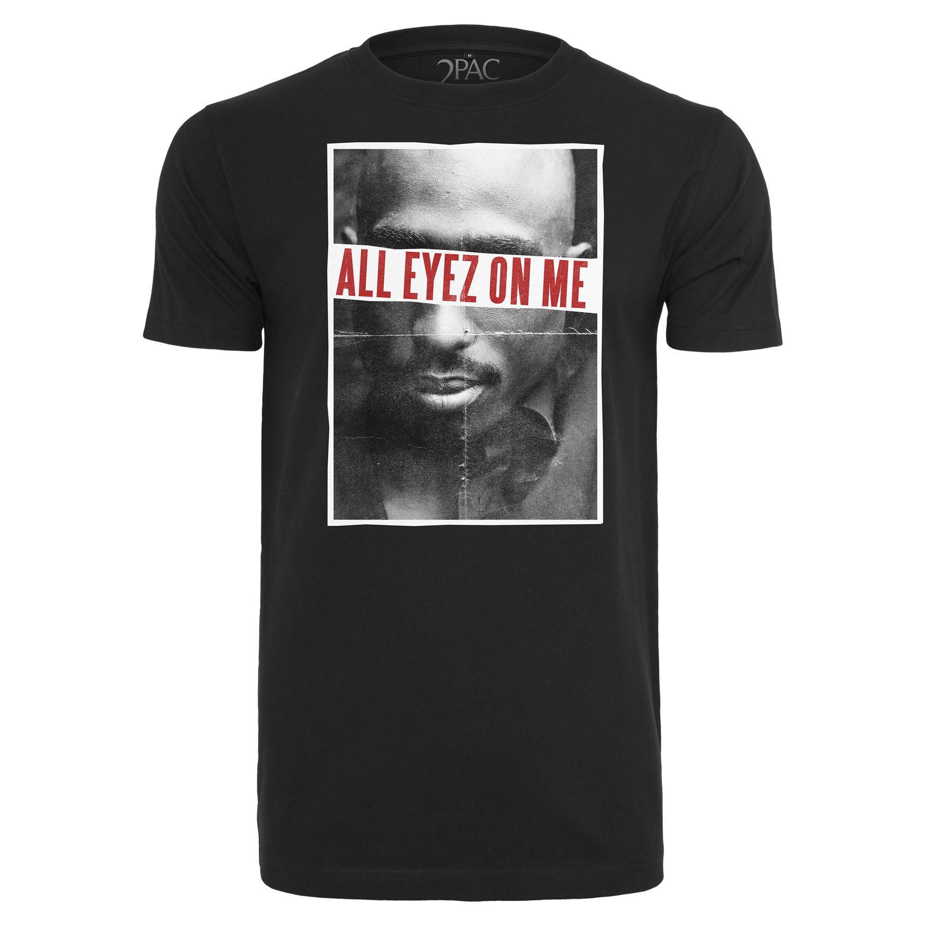 4053838220658 - Mister Tee T-Shirt 2PAC ALL EYEZ ON ME TEE MT314 Black