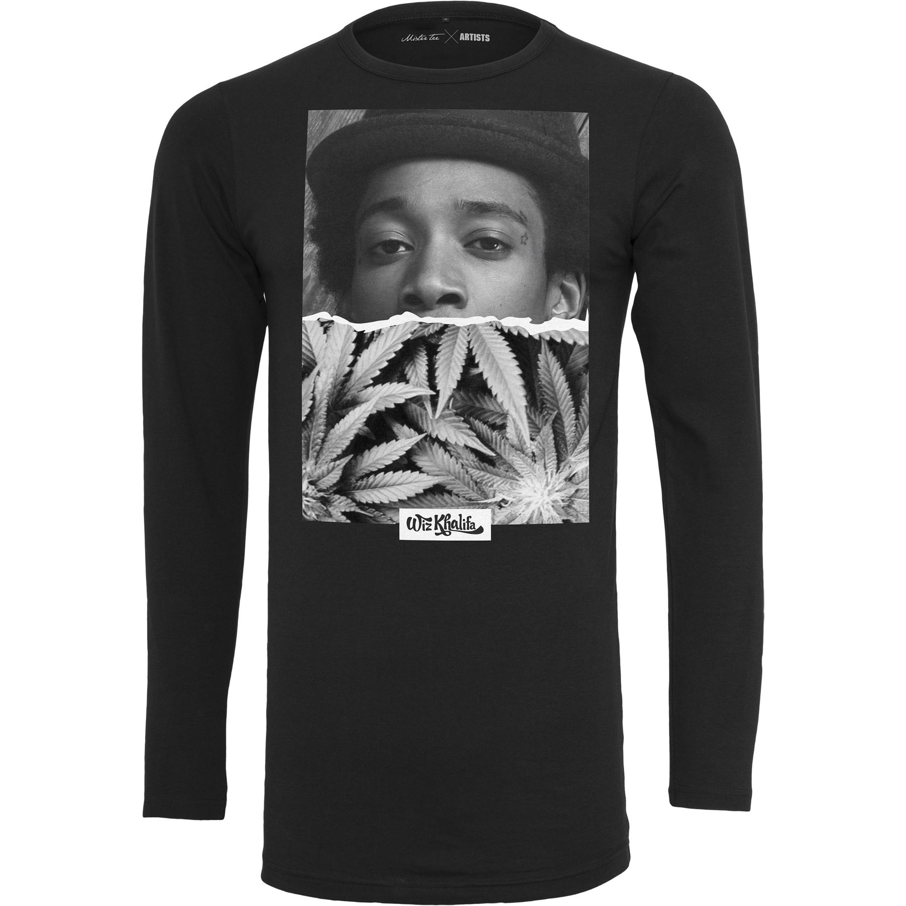 4053838120873 - T-shirt Mister Tee wiz khalifa half face longleeve
