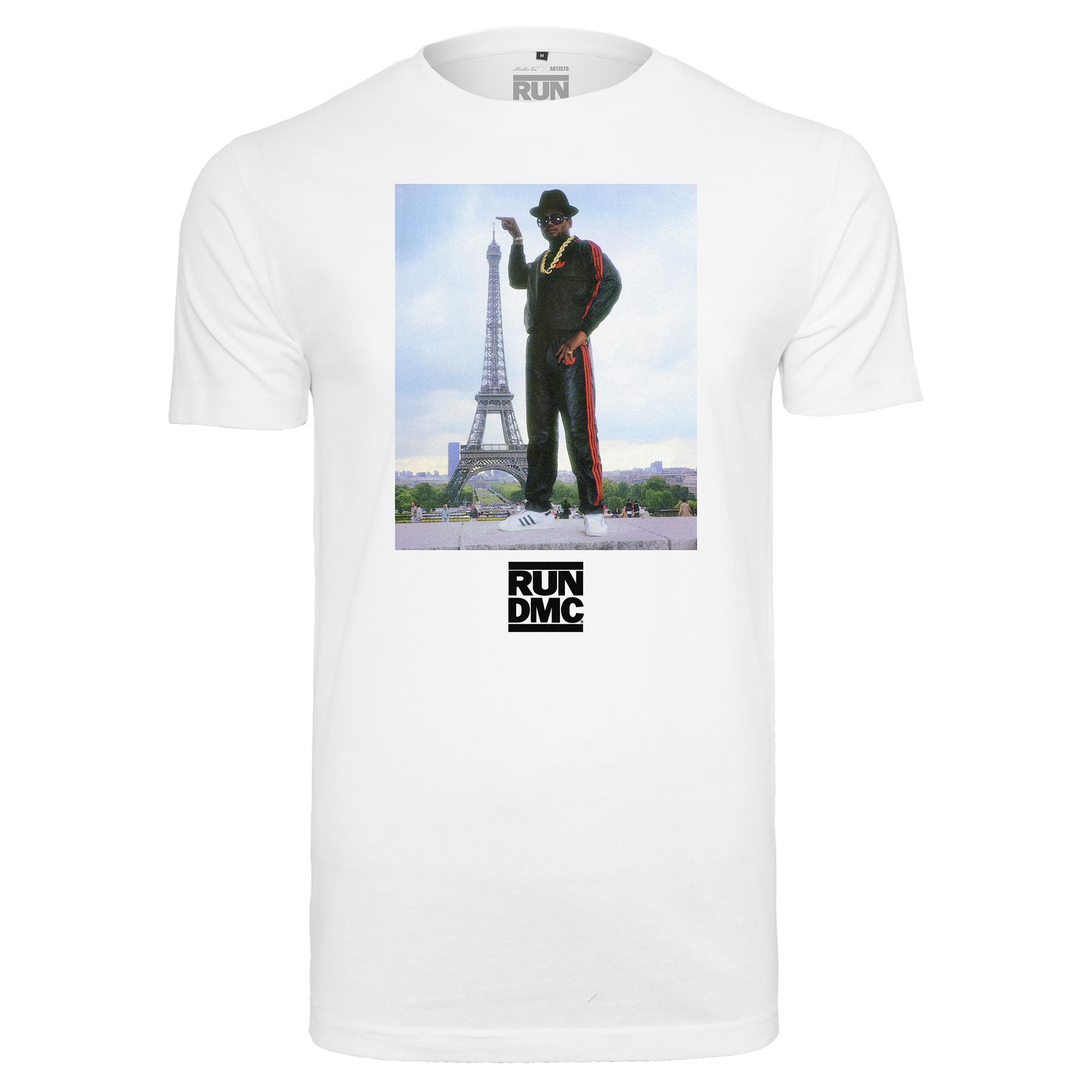 4053838183816 - Mister Tee T-Shirt RUN DMC PARIS TEE MT501 White