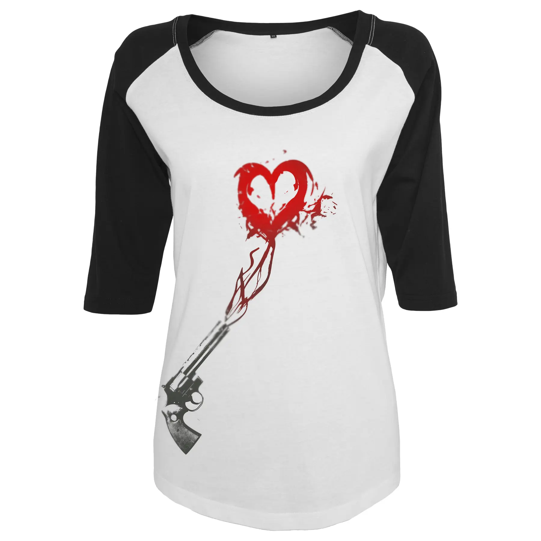 4053838353486 - T-Shirt Pistol Heart