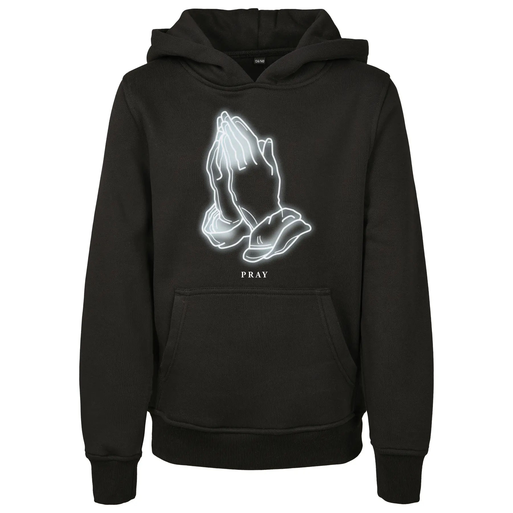 Kinder-Kapuzenpulli Mister Tee pray glow
