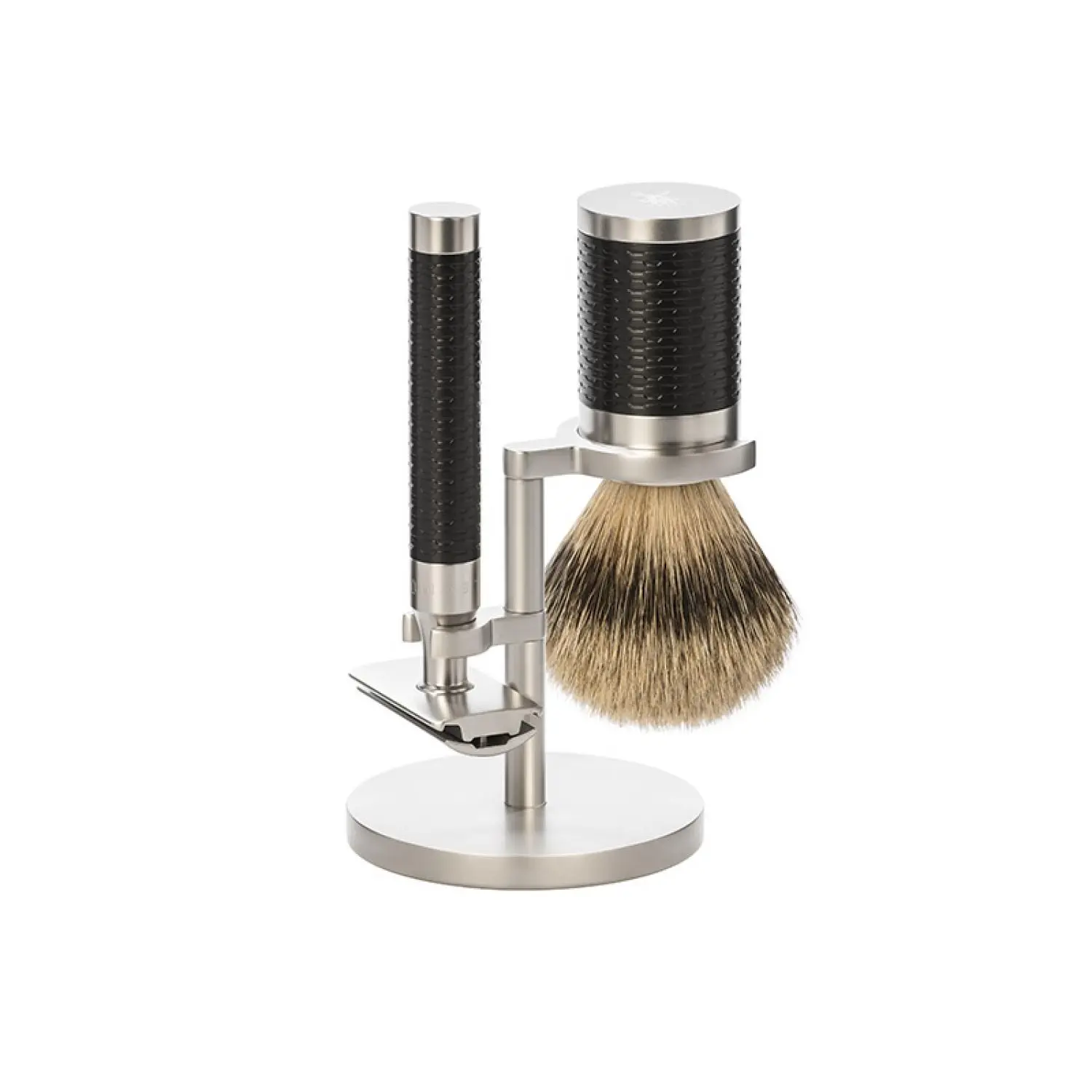Stainless Steel Safety Razor Kit MÃ¼hle Rocca Pur (x3)