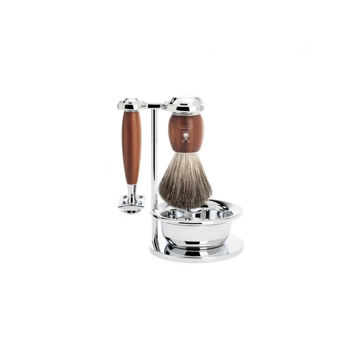 Safety Razor Kit MÃ¼hle Vivo Pur Prunier (x4)