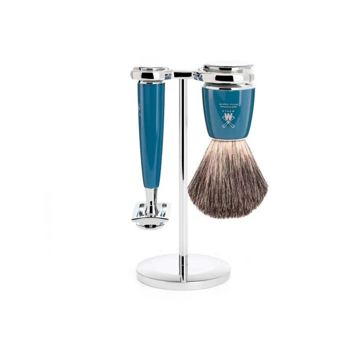 Mühle Bleu Safety Razor Kit Rytmo Pur (X3)