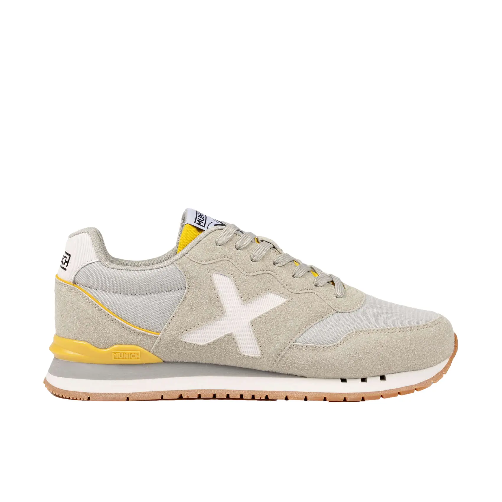 Munich Homme Baskets rétro running Dash 272, Gris, Taille 46