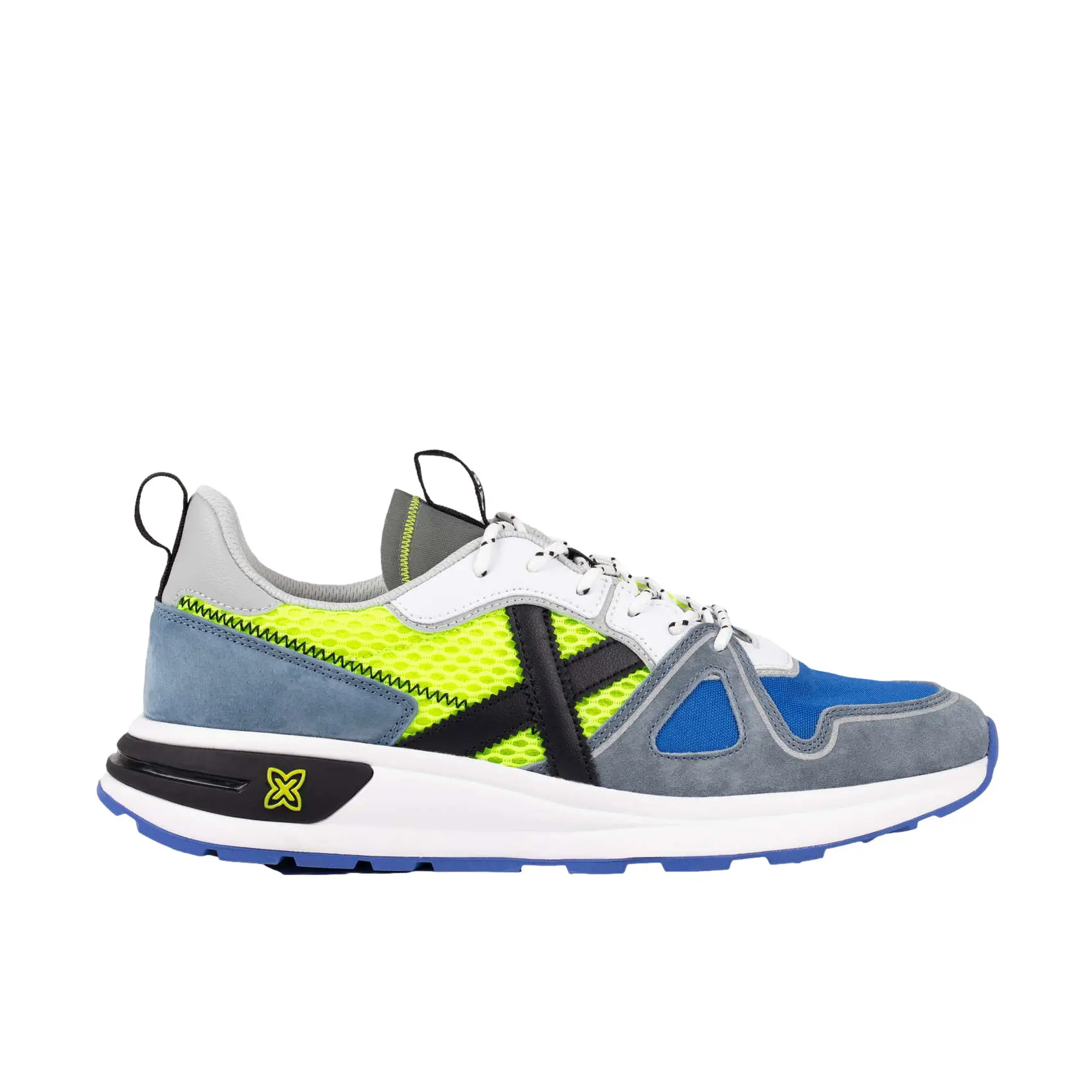 Munich Homme Baskets rétro running Futtura 05, Bleu, Taille 44
