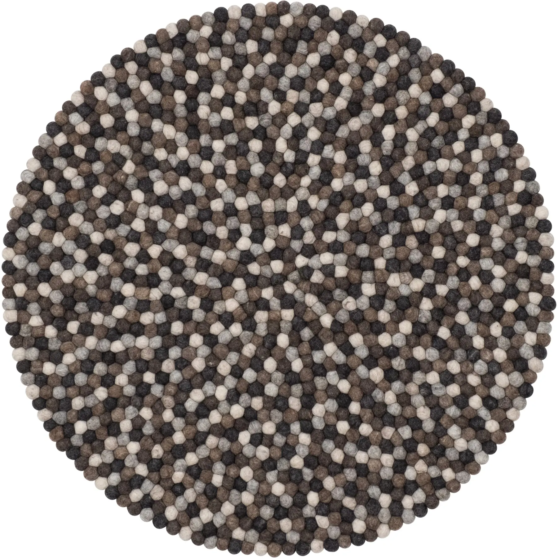 4056091952465 - myfelt Néla Filzkugelteppich rund Ø 70cm 022-070