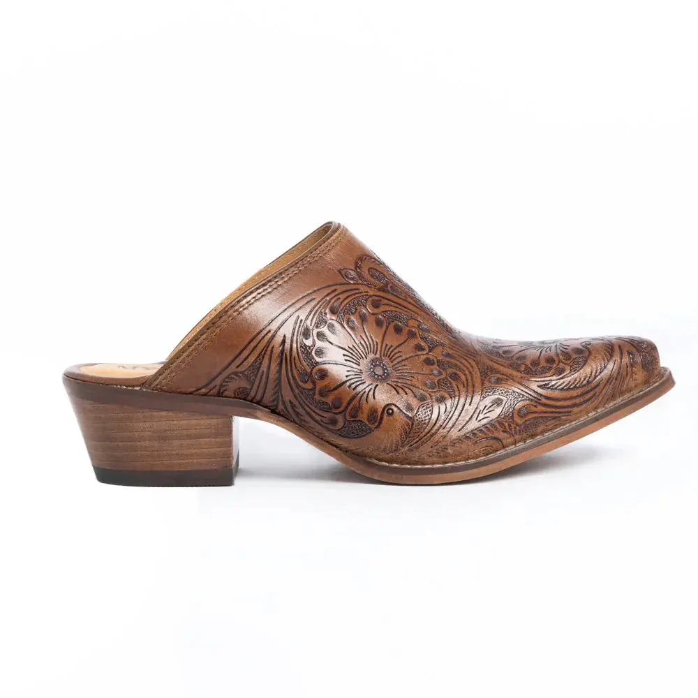 Myra Bag Women's Marron Mules Valeria