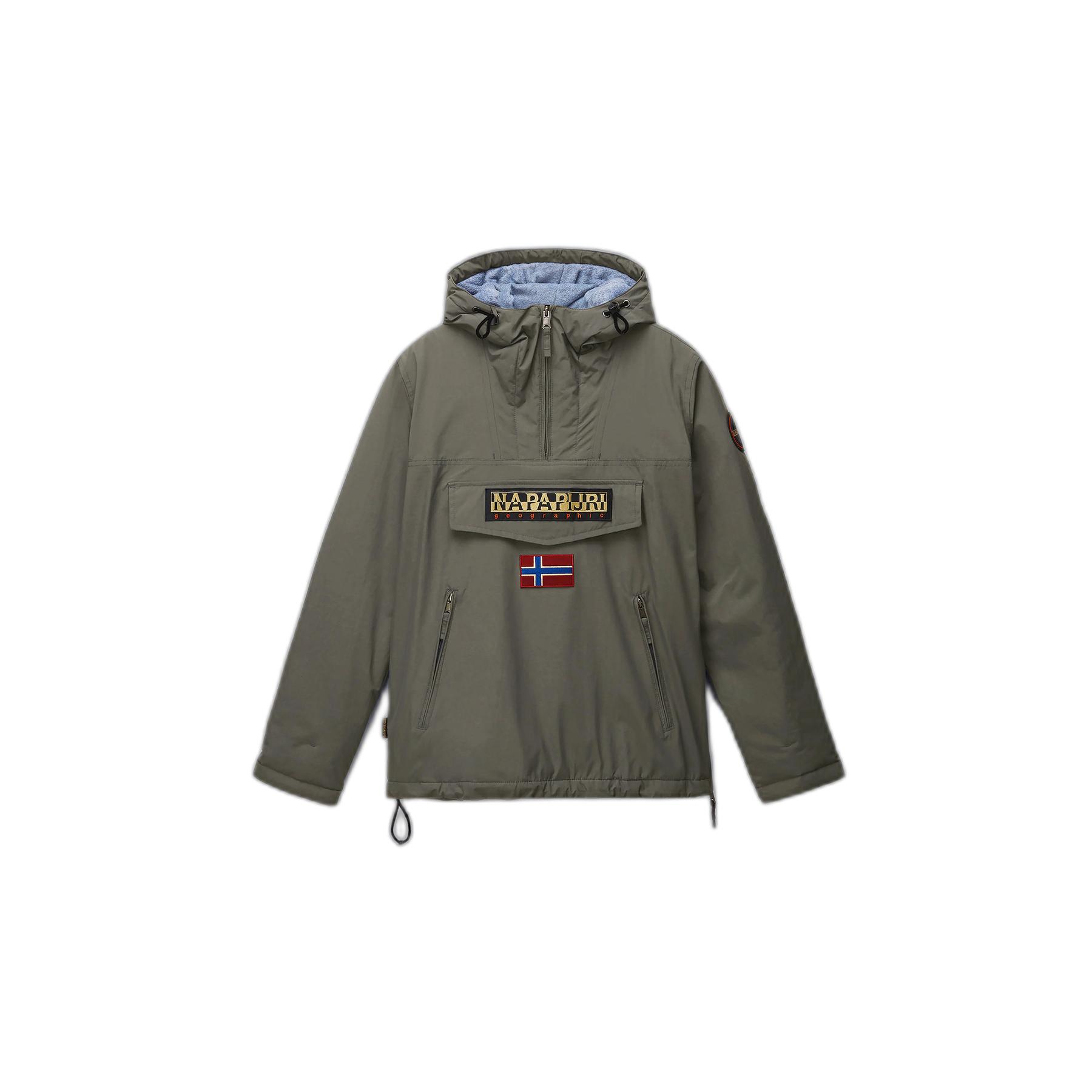 0198265689884 - Damen wasserdichte Jacke mit Kängurutasche Rainforest 2