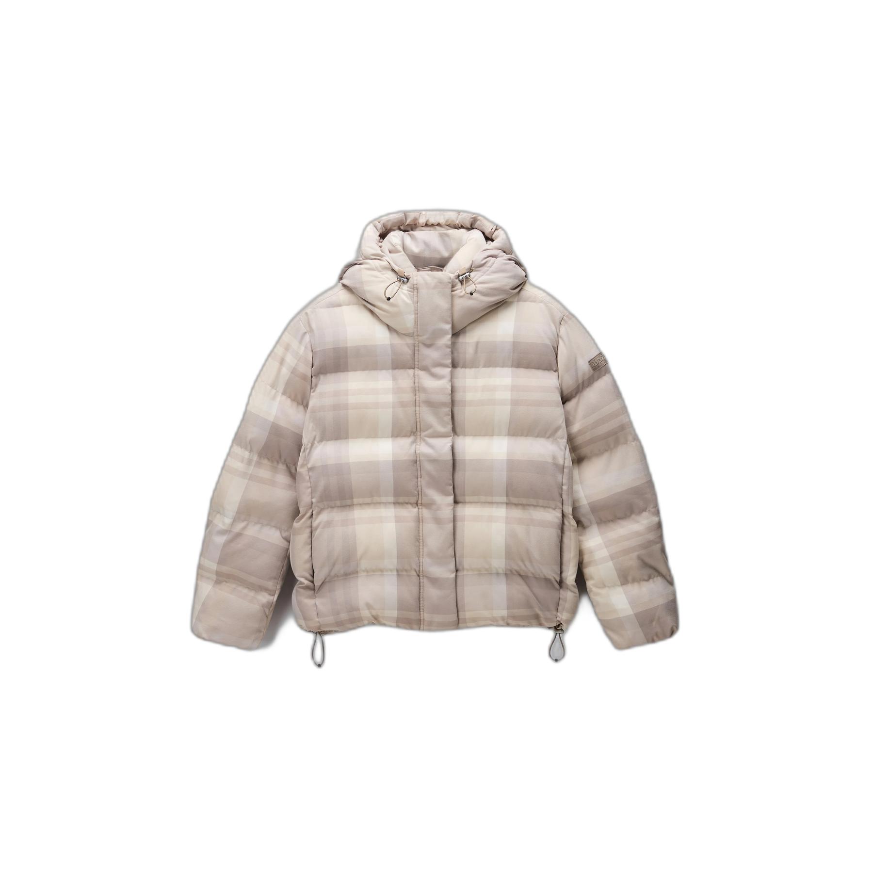 0198265796209 - Daunenjacke  mit Kapuze Damen A-Glane Check CBO