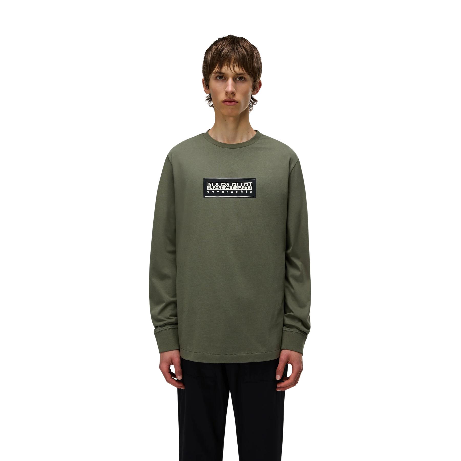 0198265589498 - Langarmshirt S-Box Logo