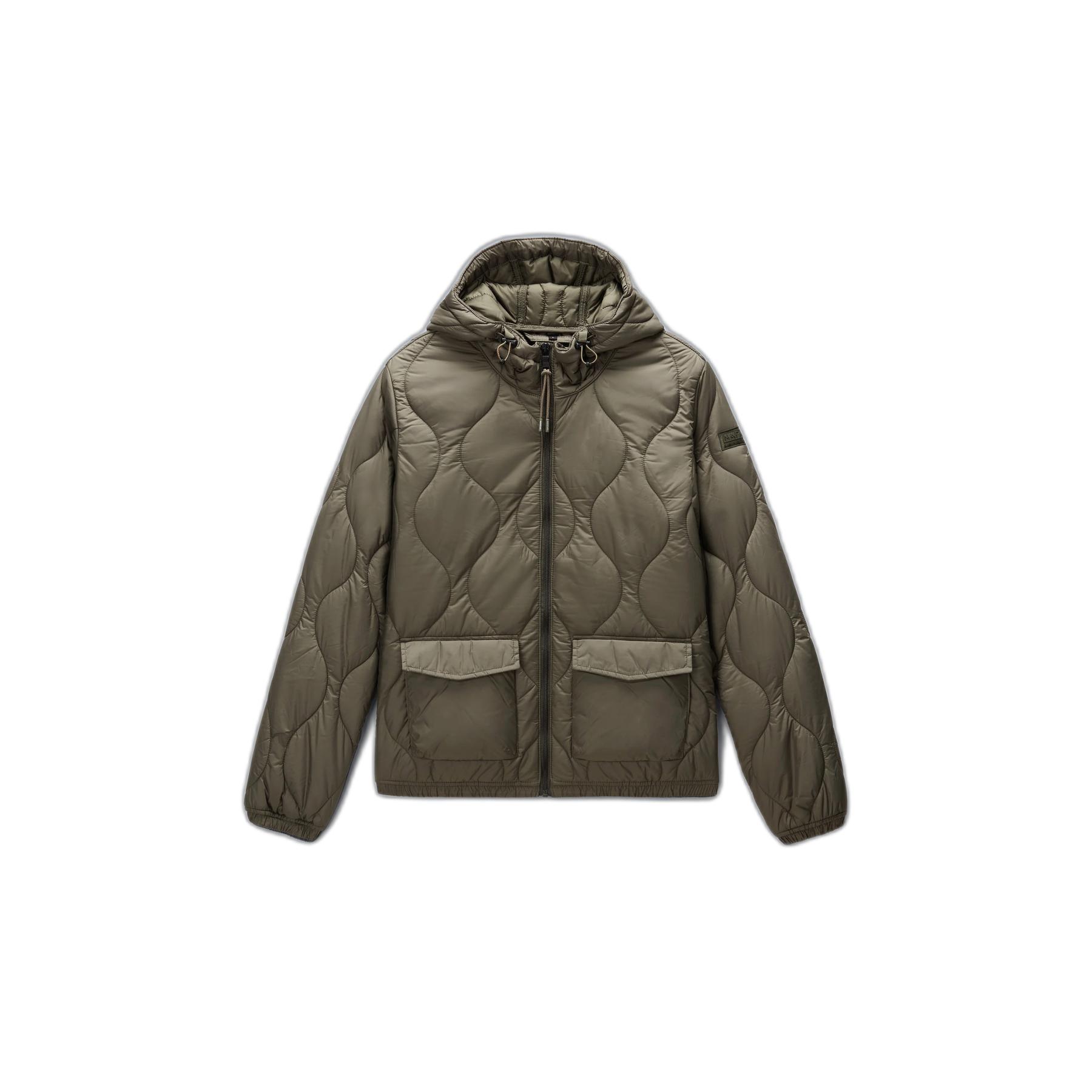 0198265649611 - Daunenjacke  mit Kapuze Damen A-Sort Winter