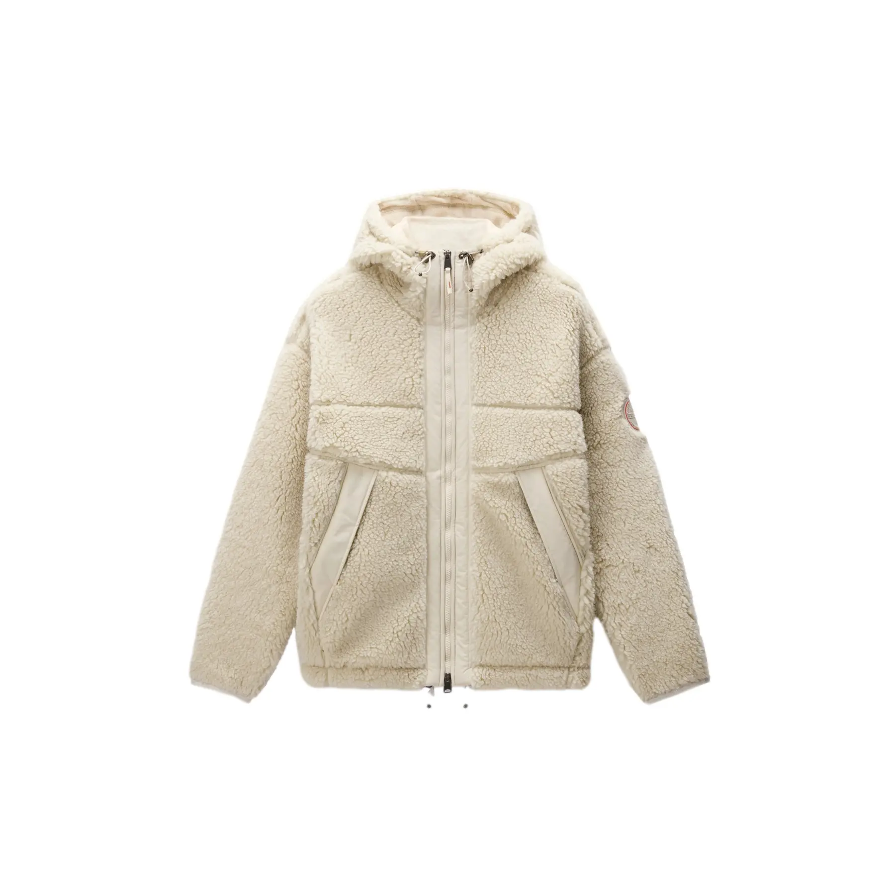 Zip-up hooded jacket Napapijri Maple