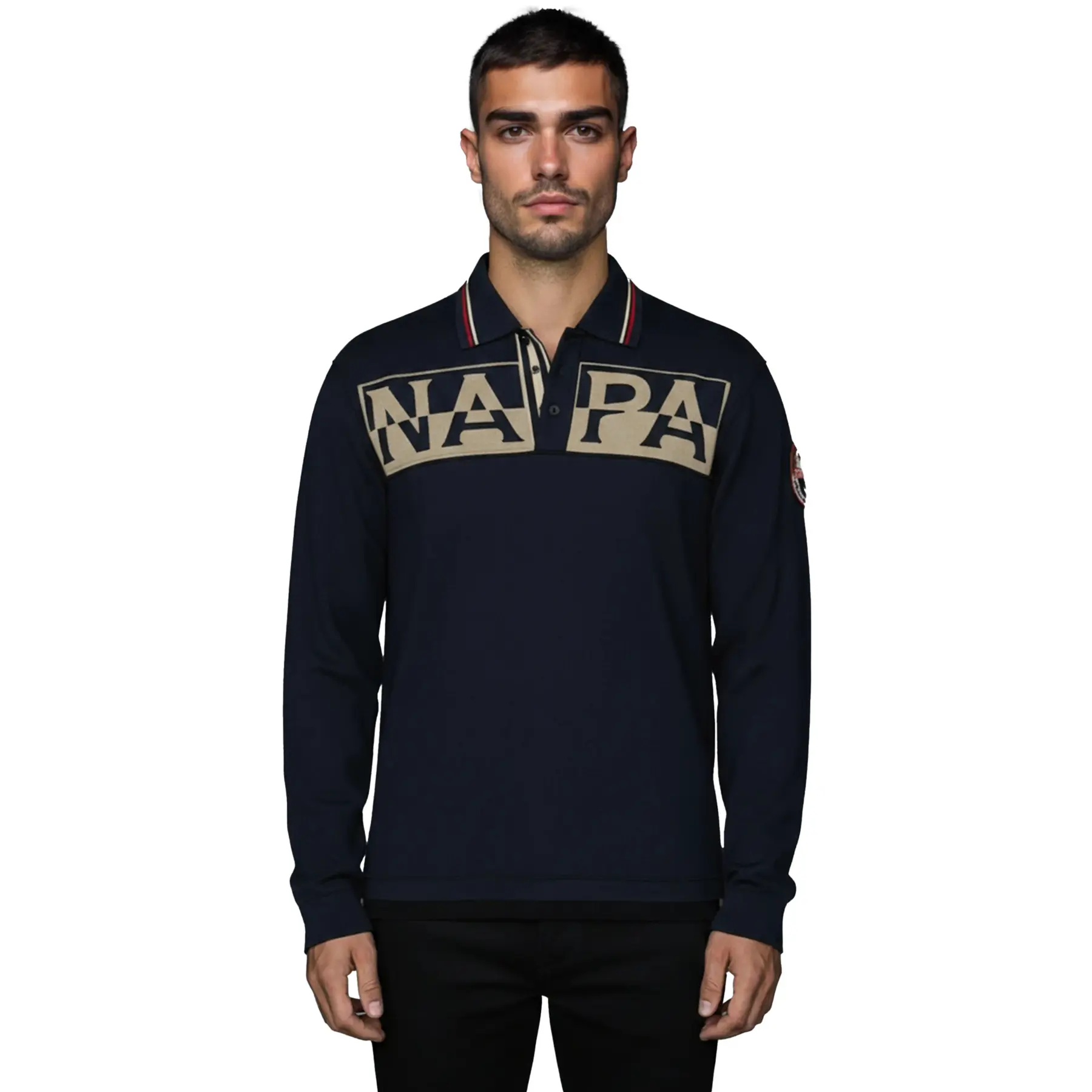 Long sleeve polo shirt Napapijri Archive