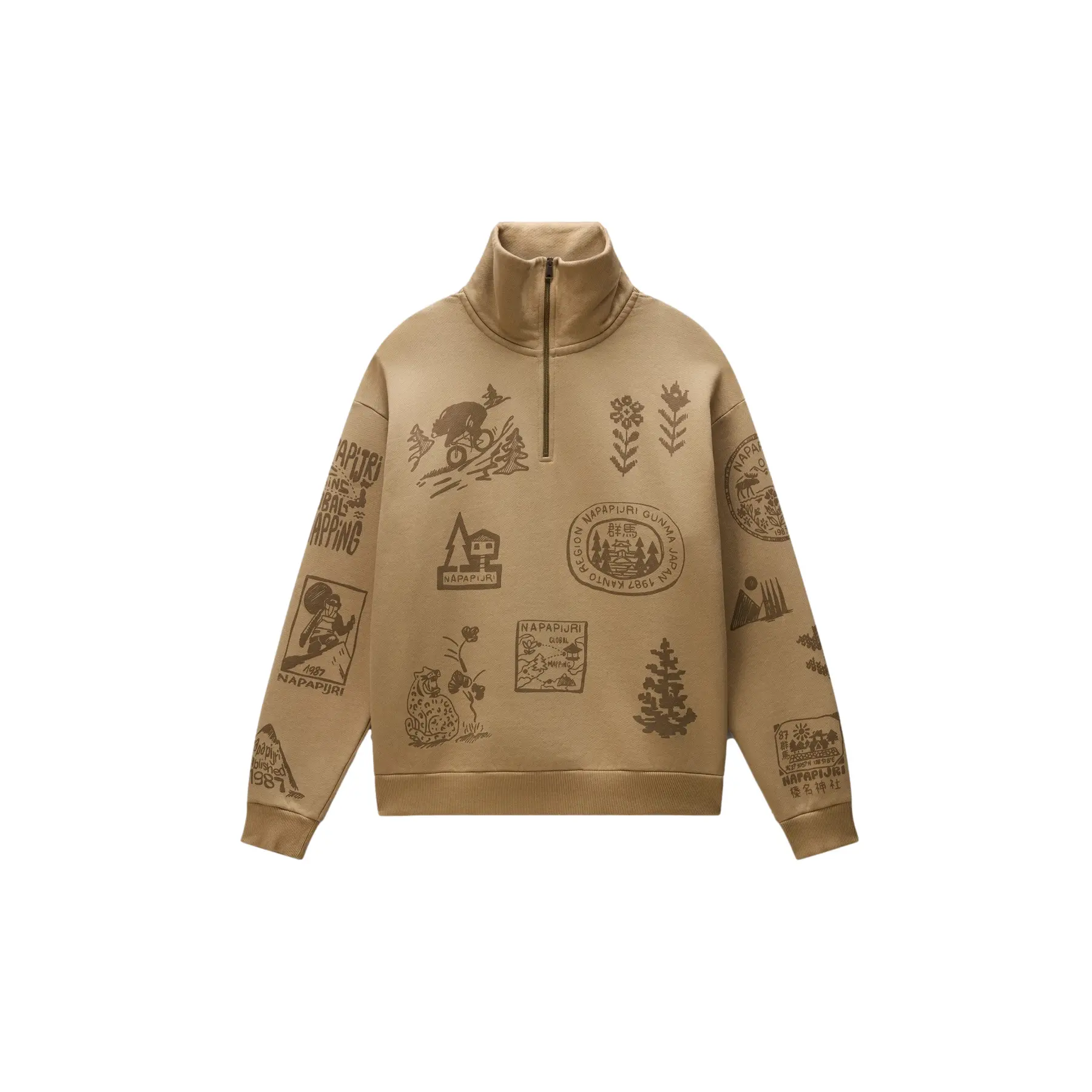 Sweatshirt 1/2 zip Napapijri Tenri