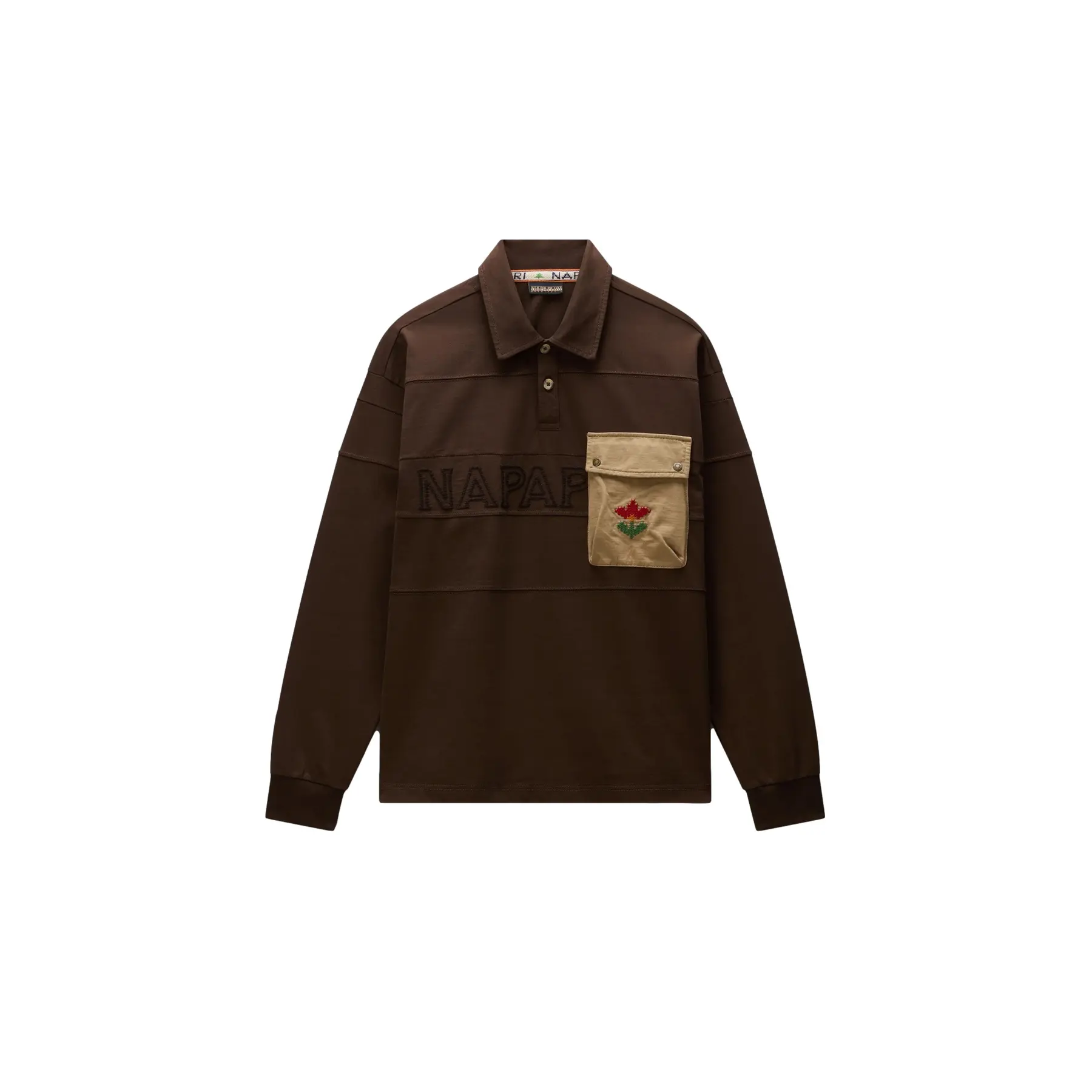 Long sleeve polo shirt Napapijri E-Bloom