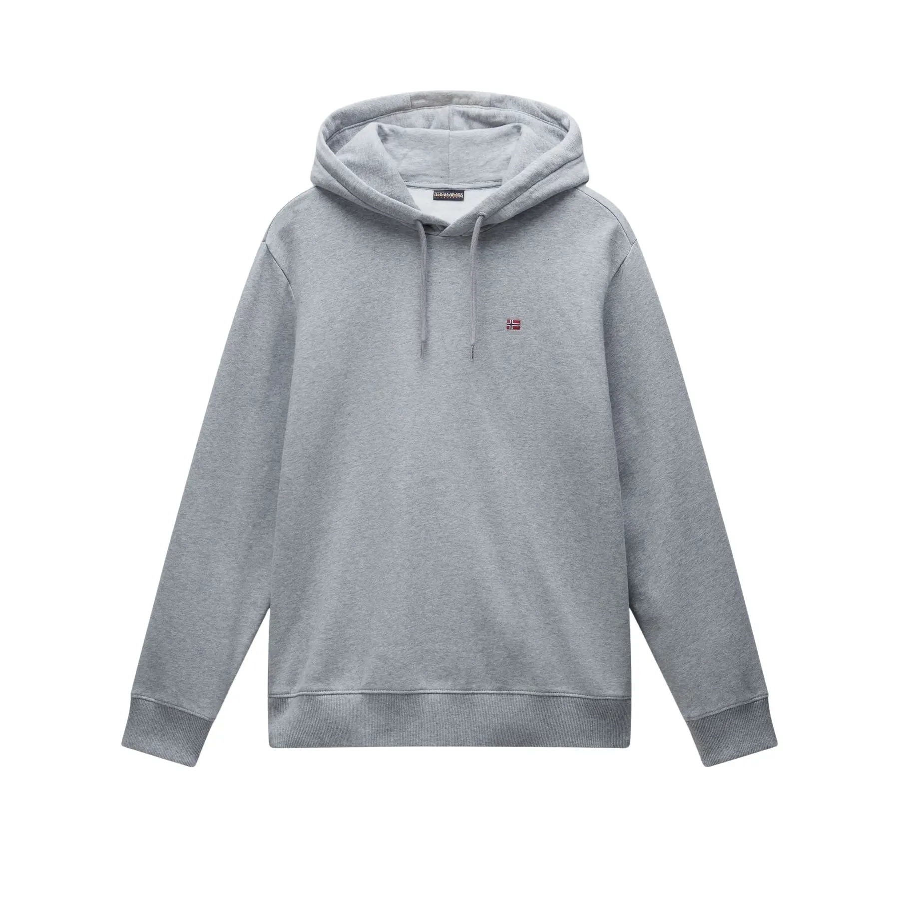 0195439481886 - - Balis - Fleece-Kapuzenpullover in Grau mit kleinem Logo