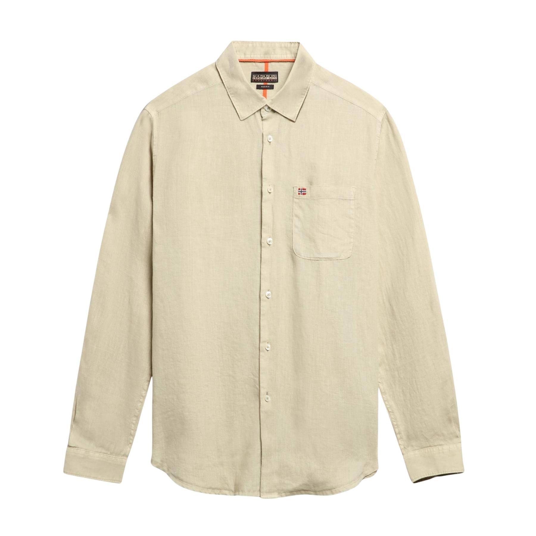 0196011071358 - Regular Fit Leinenhemd Modell Creton