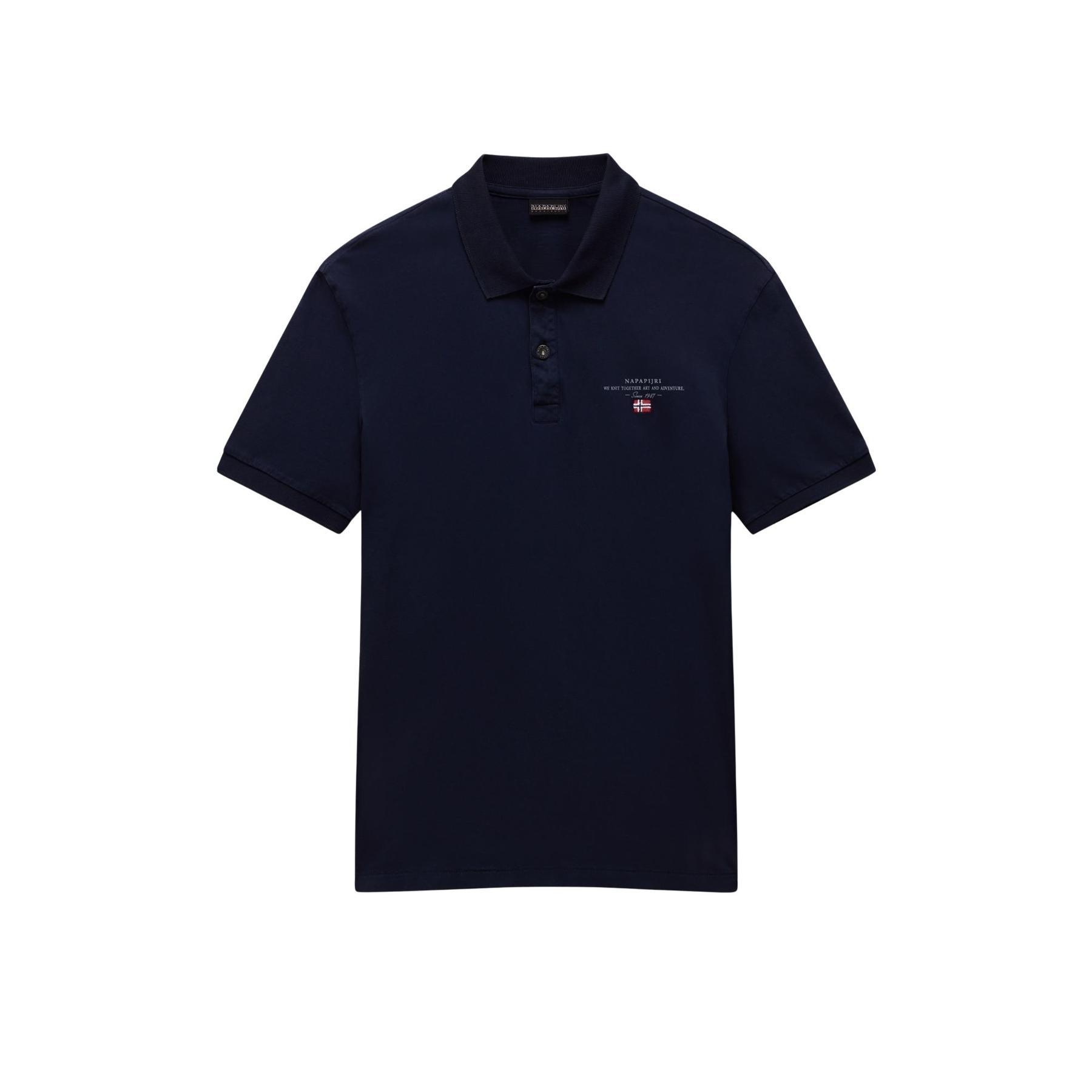 0196011080831 - Regular Fit Poloshirt mit Label-Stitching Modell elbas