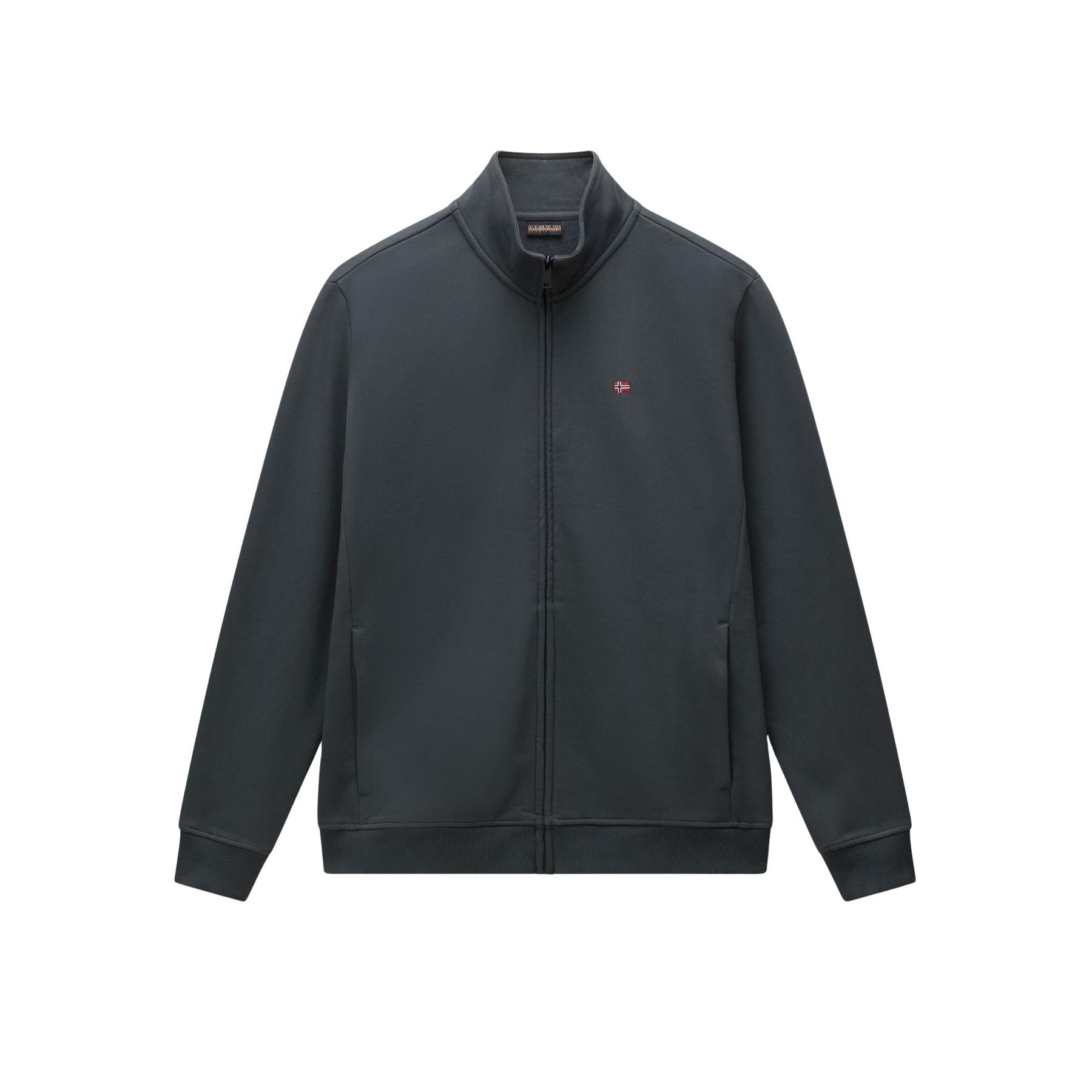 0195441902812 - Sweatjacke mit Label-Stitching Modell BALIS