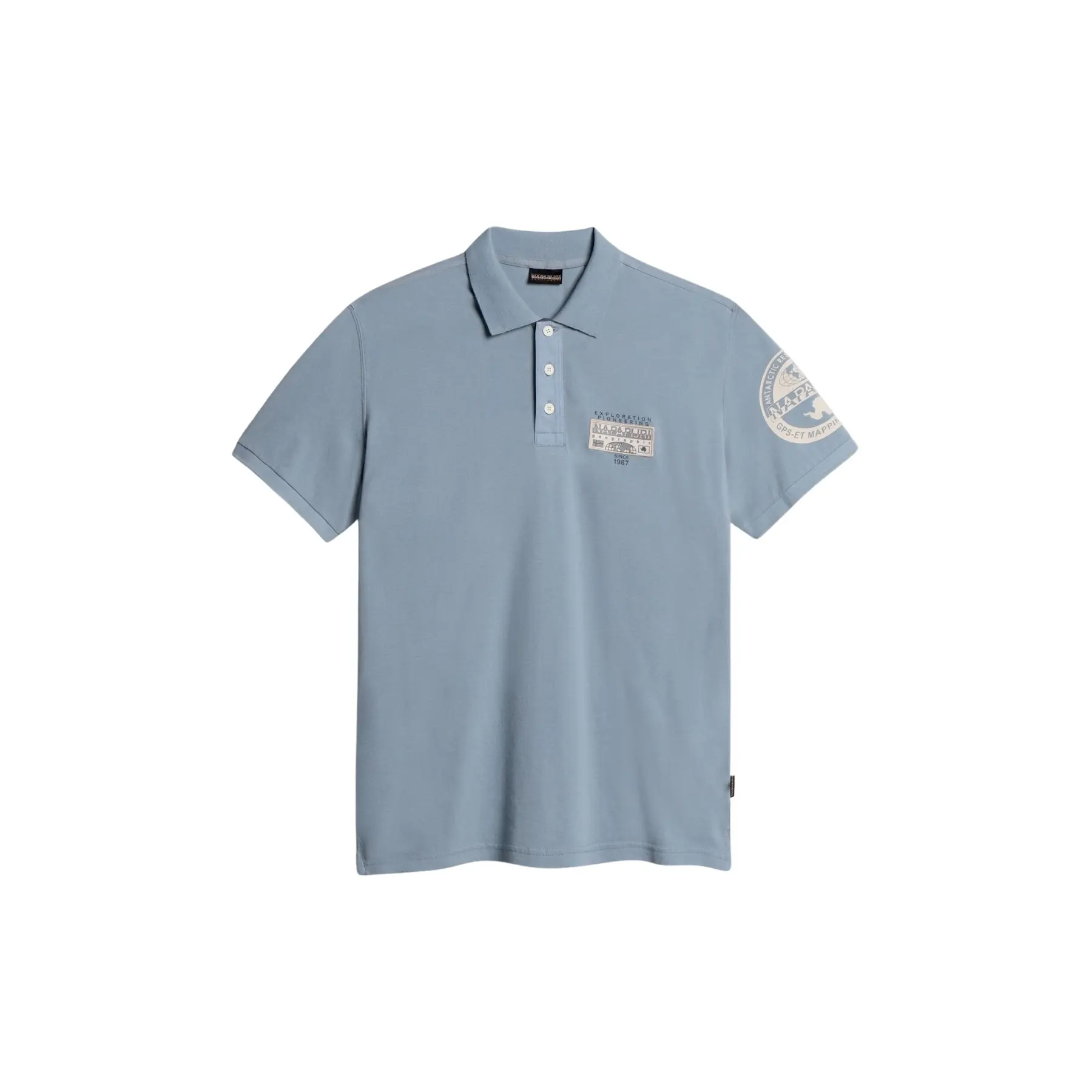 0196012780198 - Poloshirt mit Label-Details Modell AMUNDSEN