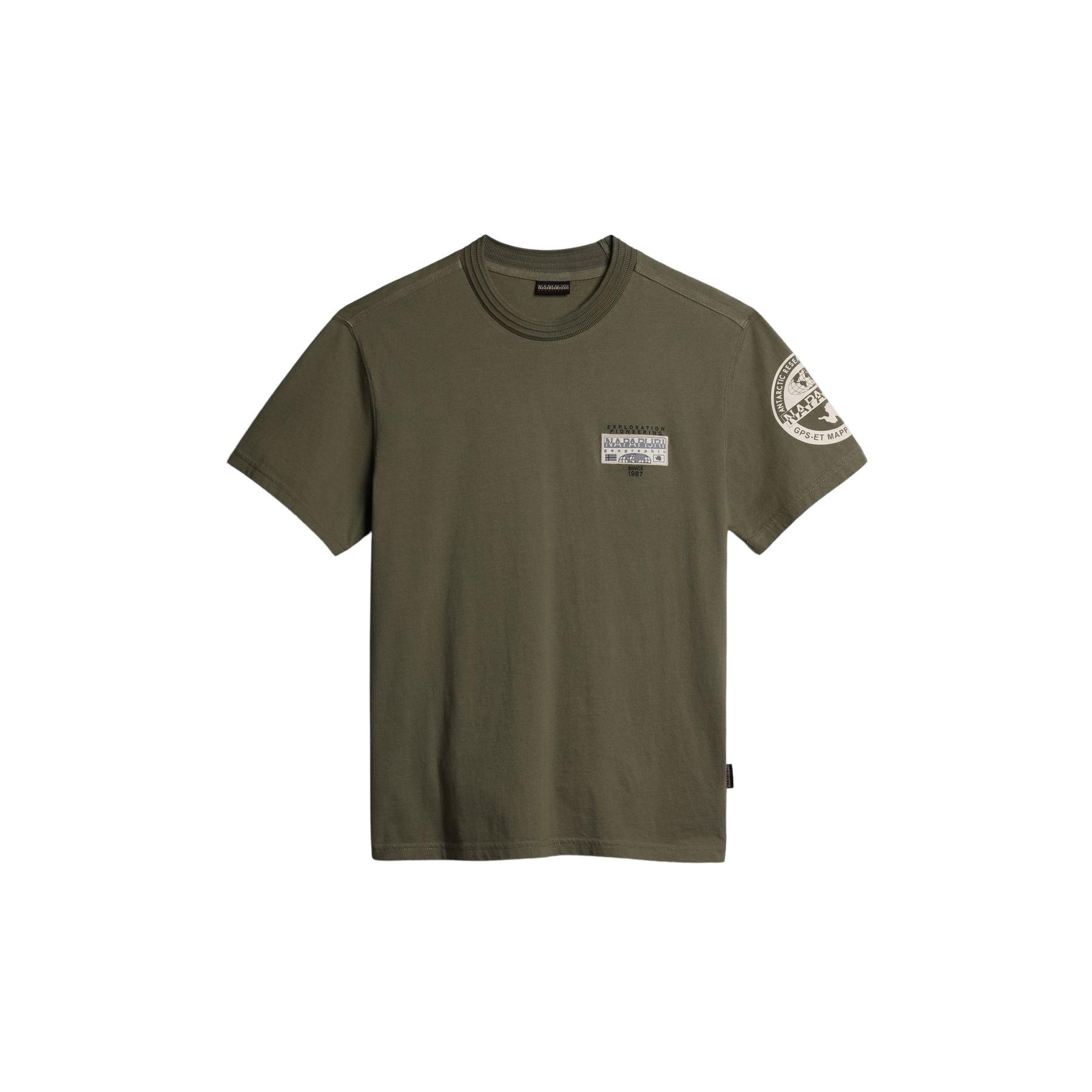 0196011754480 - T-Shirt mit Label-Patch Modell AMUNDSEN